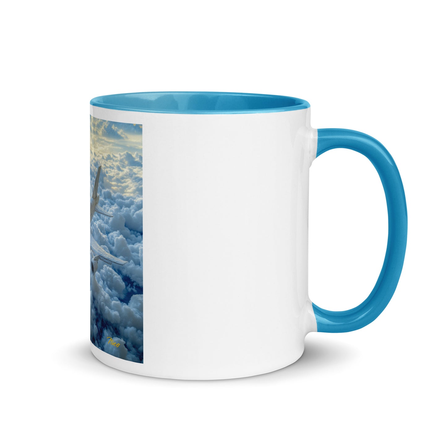 Frequent Flyer Miles Series Print #10 Mug with Color Inside