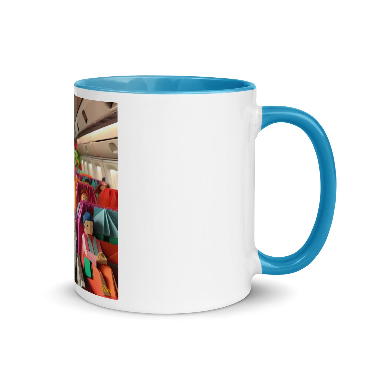 Frequent Flyer Miles Series Print #2 Mug with Color Inside