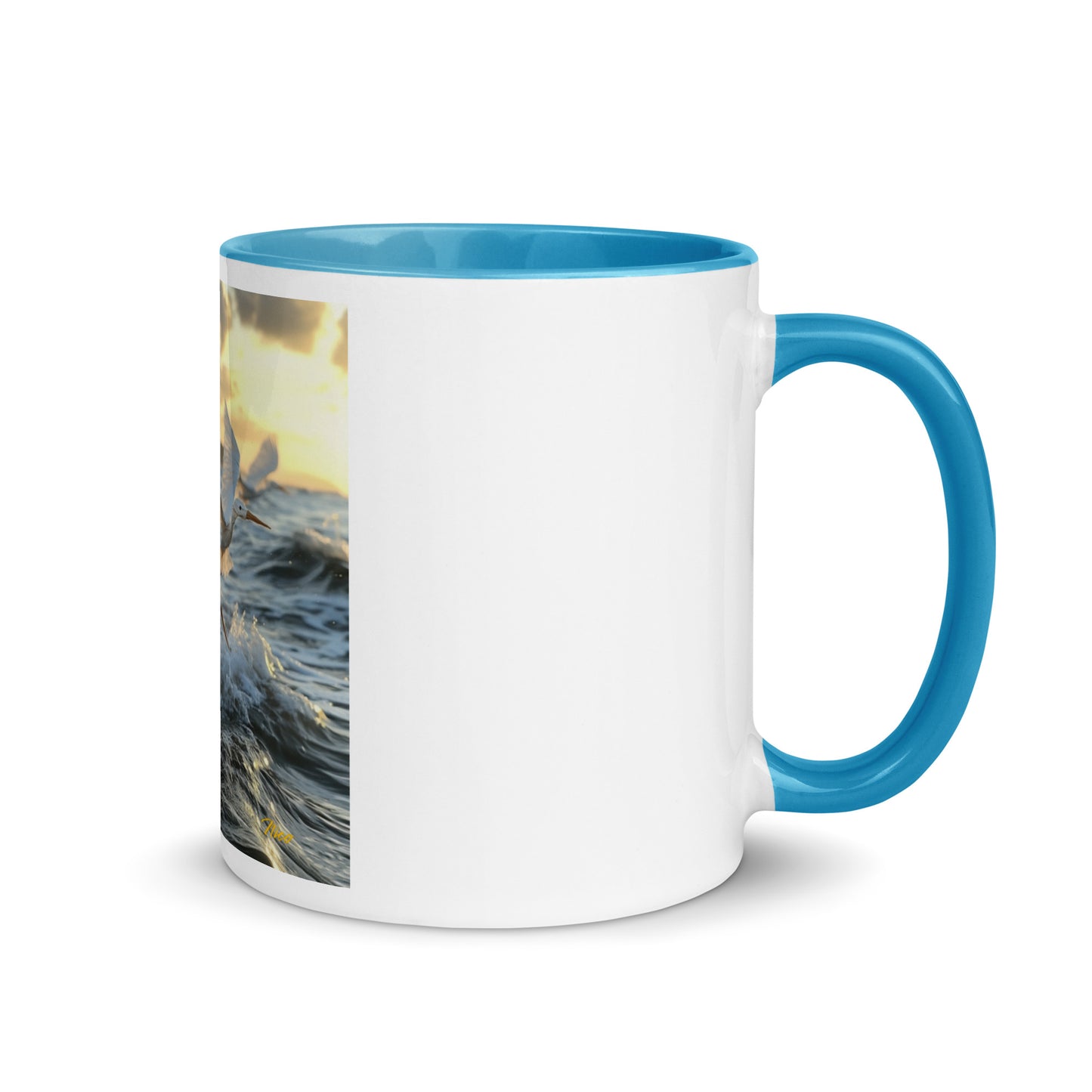 By The Seaside Series Print #10 - Mug with Color Inside