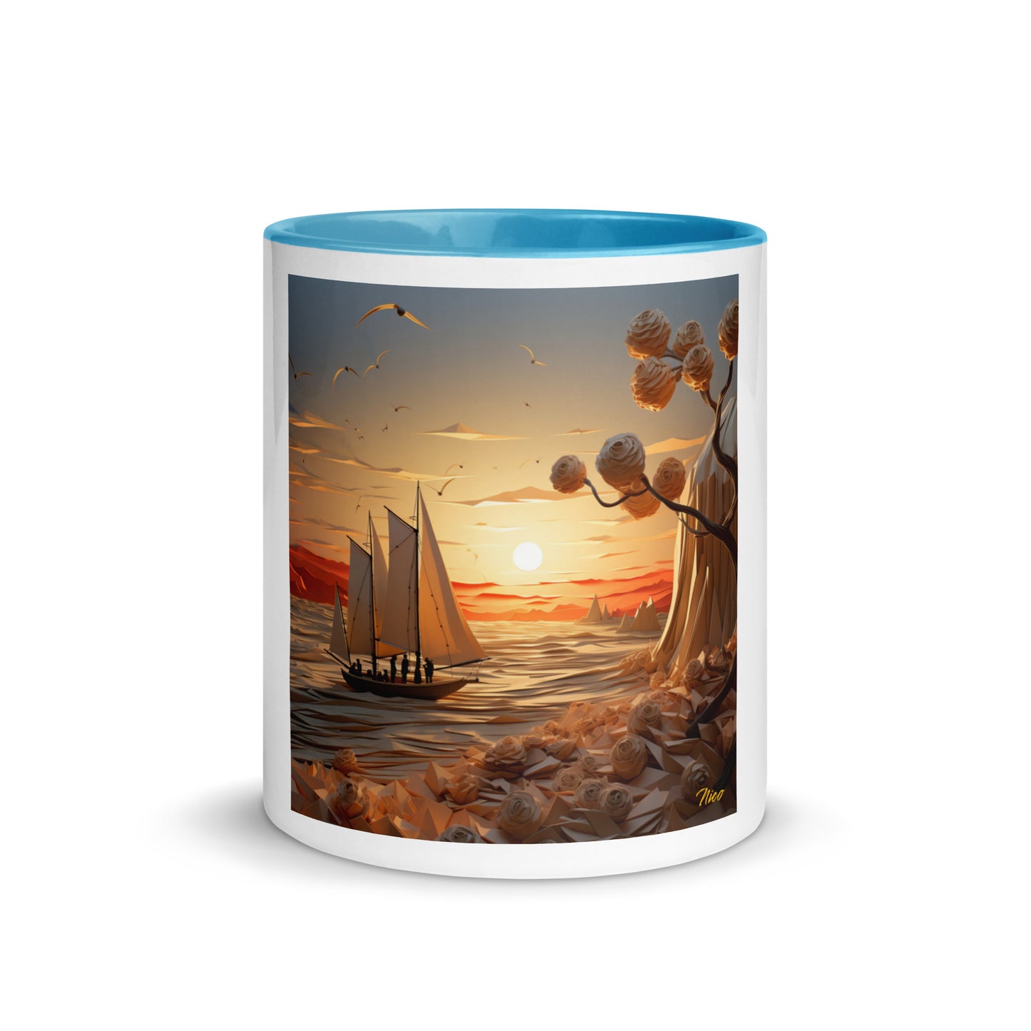 Into The Sunset Series Print #10 - Mug with Color Inside