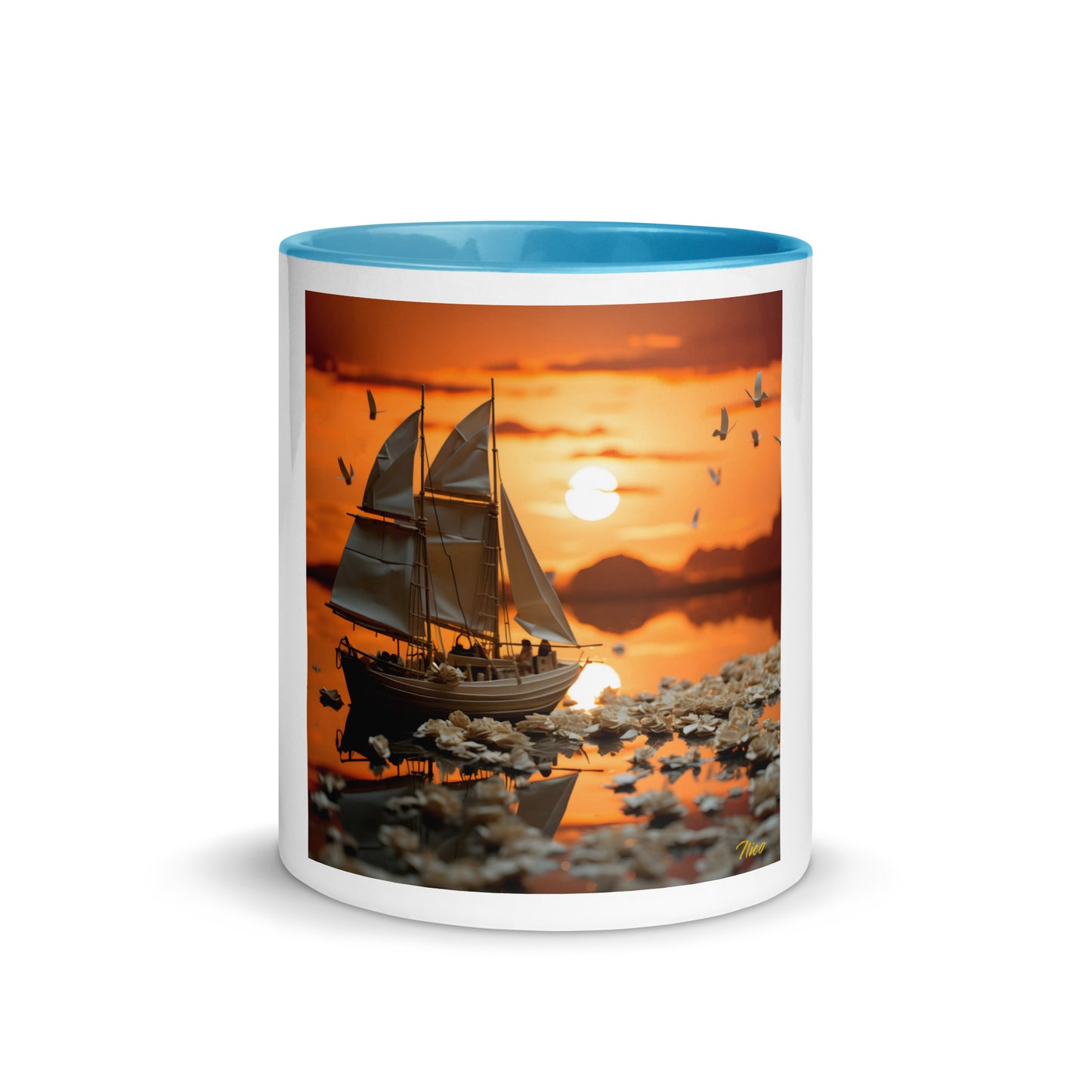 Into The Sunset Series Print #9 - Mug with Color Inside