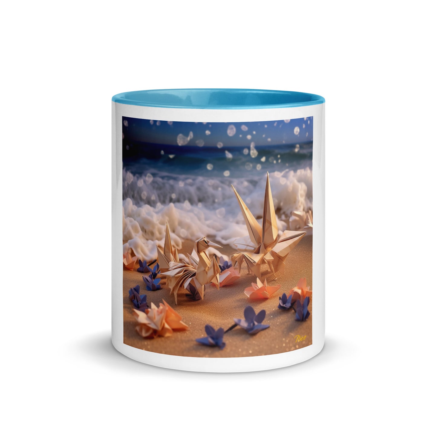 By The Seaside Series Print #10 - Mug with Color Inside