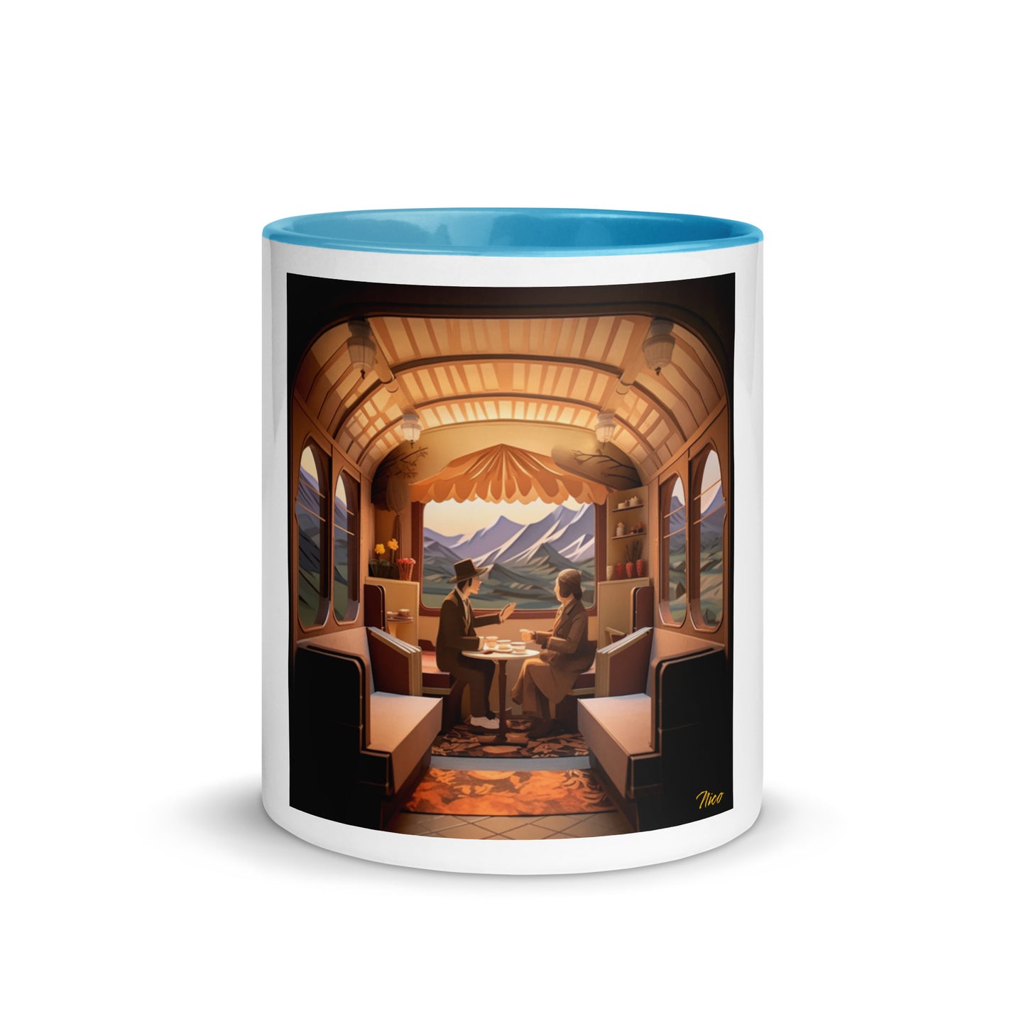 Orient Express Series Print #10 - Mug with Color Inside