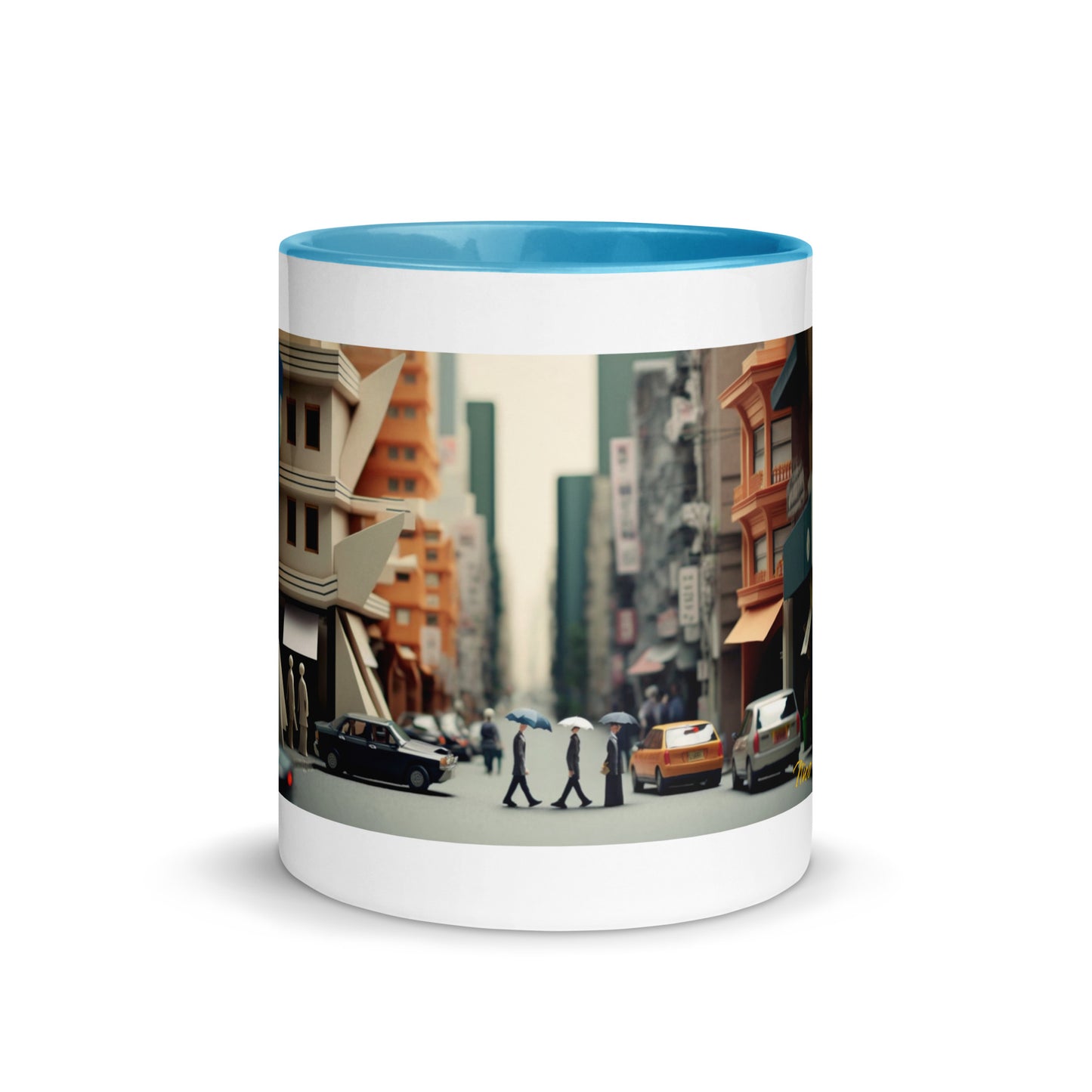 Via The Metropolis Series Print #7 - Mug with Color Inside