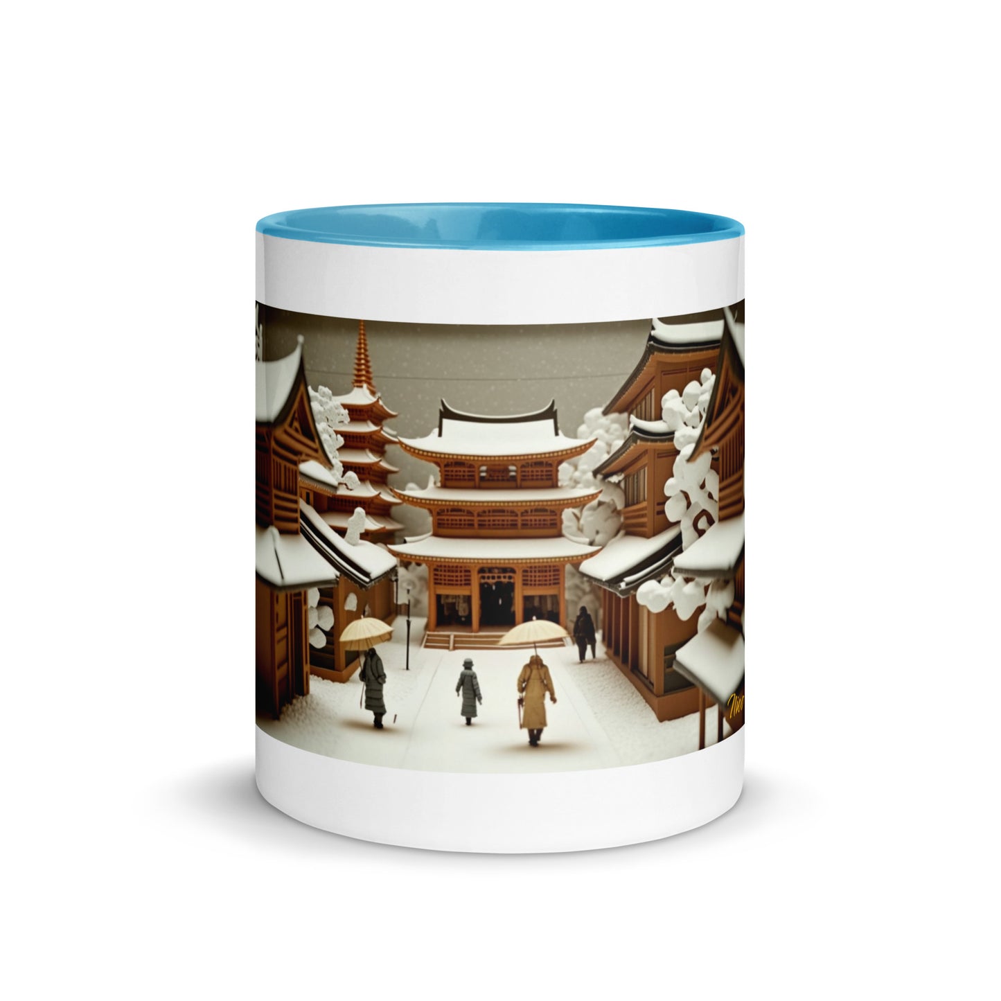 Asian Snow Series Print #10 - Mug with Color Inside