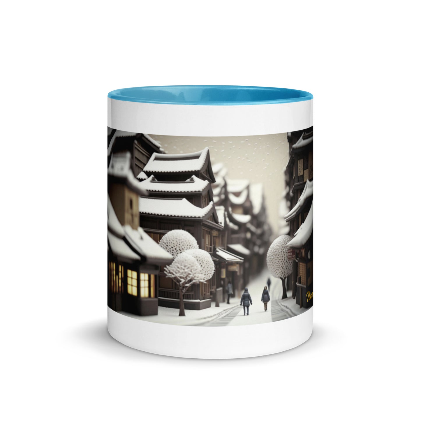 Asian Snow Series Print #7 - Mug with Color Inside