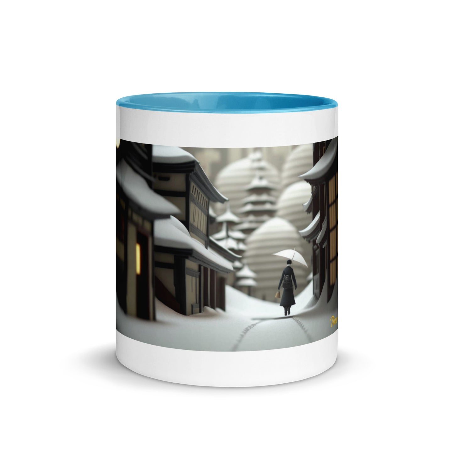 Asian Snow Series Print #4 - Mug with Color Inside