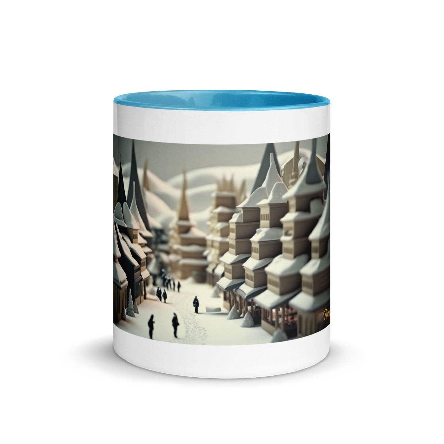 Asian Snow Series Print #1 - Mug with Color Inside