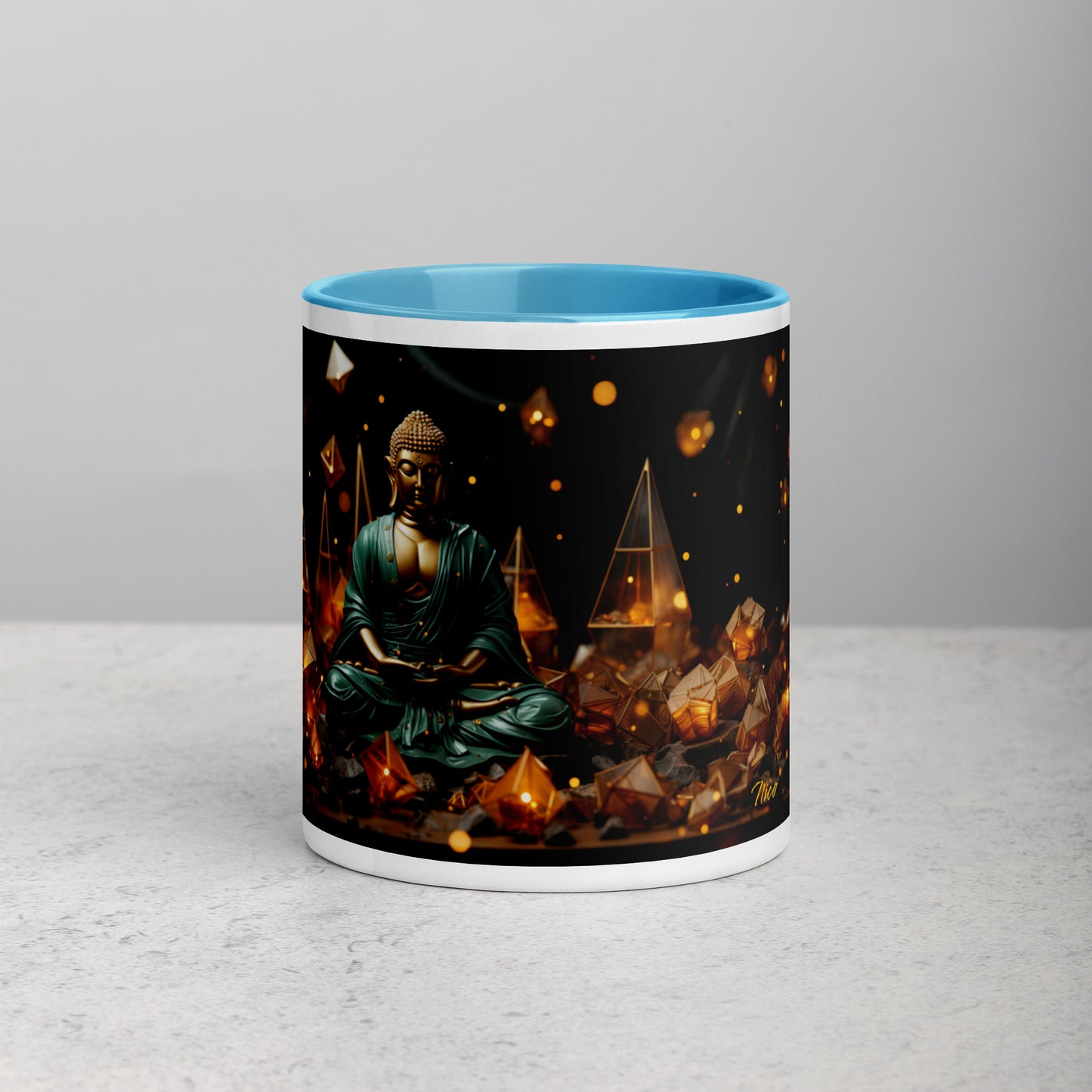 Ascending Buddha Series Print #4 - Mug with Color Inside