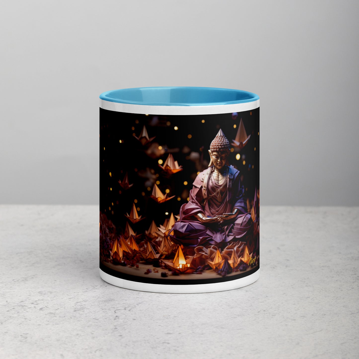 Ascending Buddha Series Print #6 - Mug with Color Inside