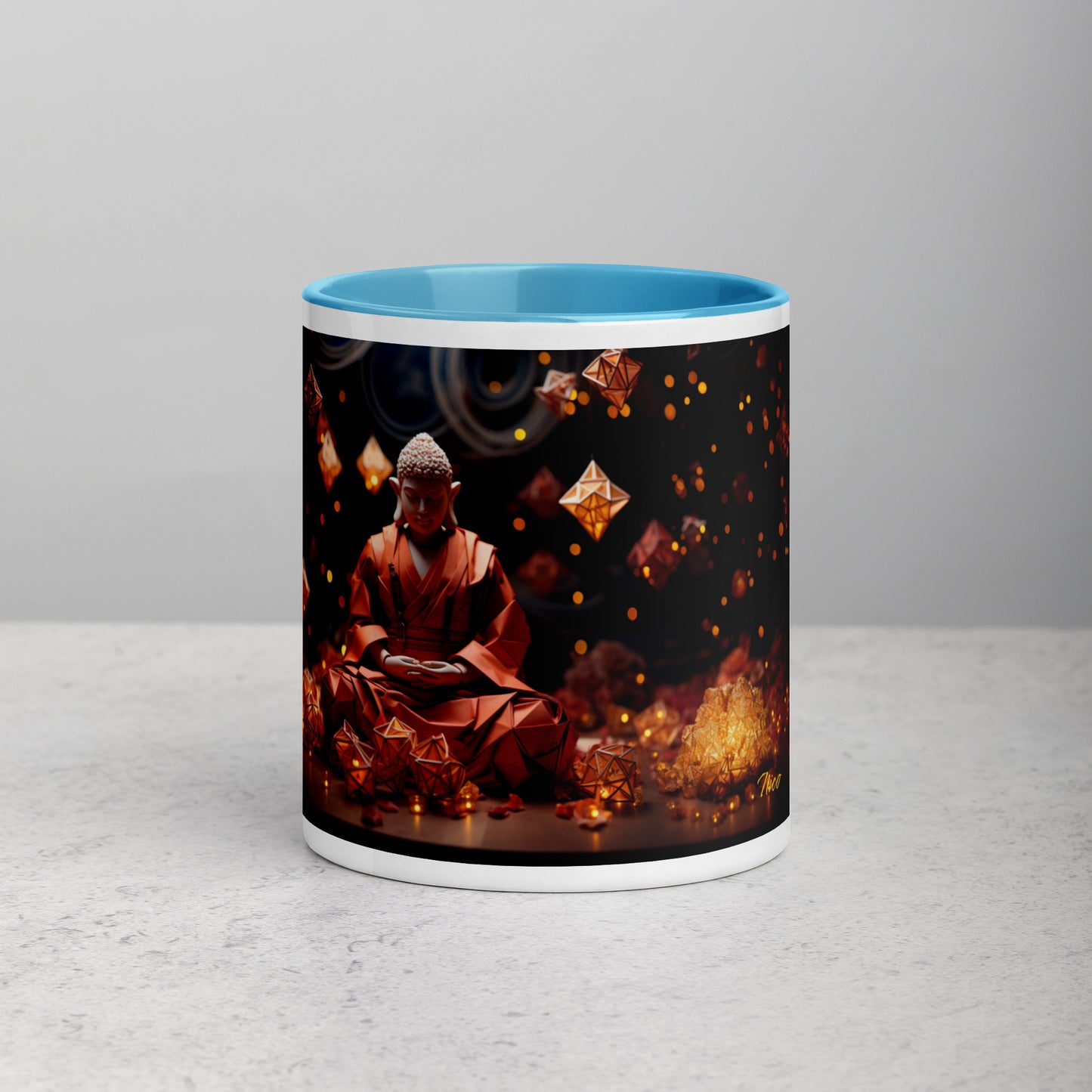 Ascending Buddha Series Print #7 - Mug with Color Inside