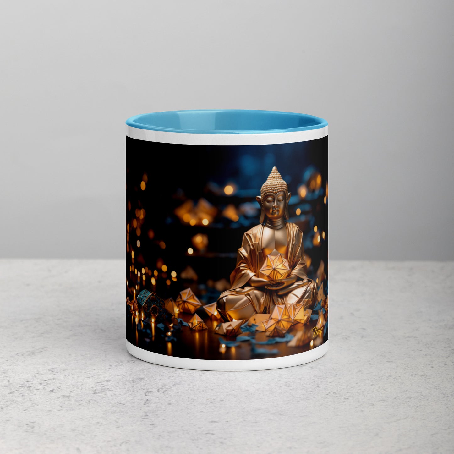 Ascending Buddha Series Print #9 - Mug with Color Inside