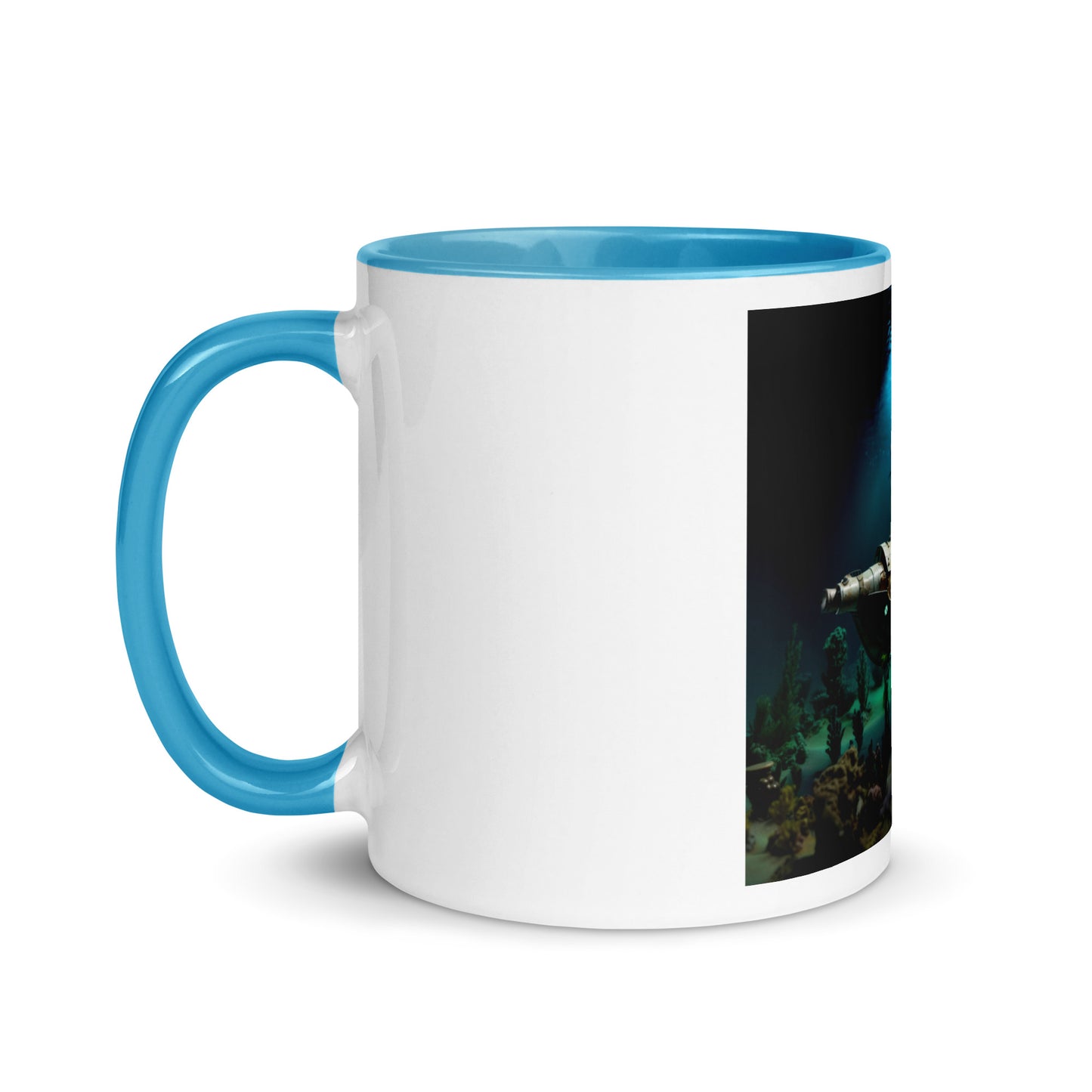 20,000 Leagues Under The Sea Series Print #7 - Mug with Color Inside