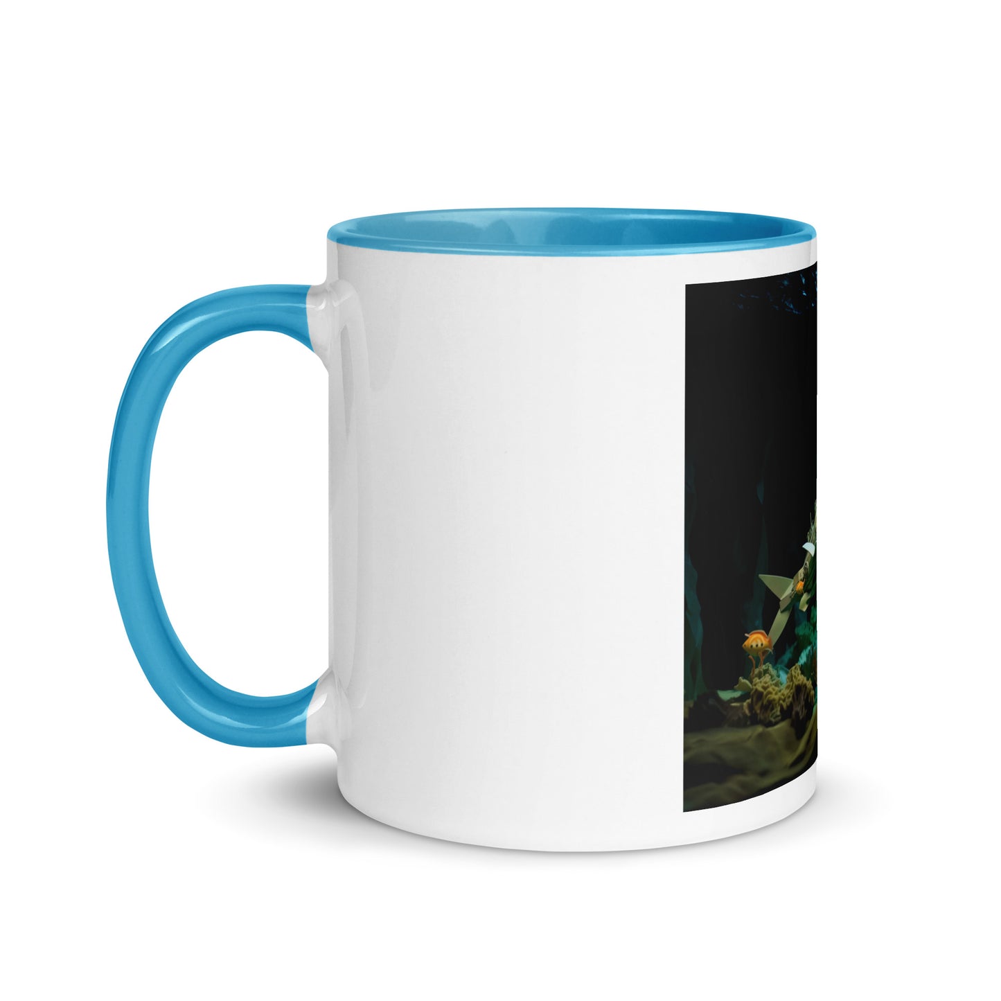 20,000 Leagues Under The Sea Series Print #8 - Mug with Color Inside