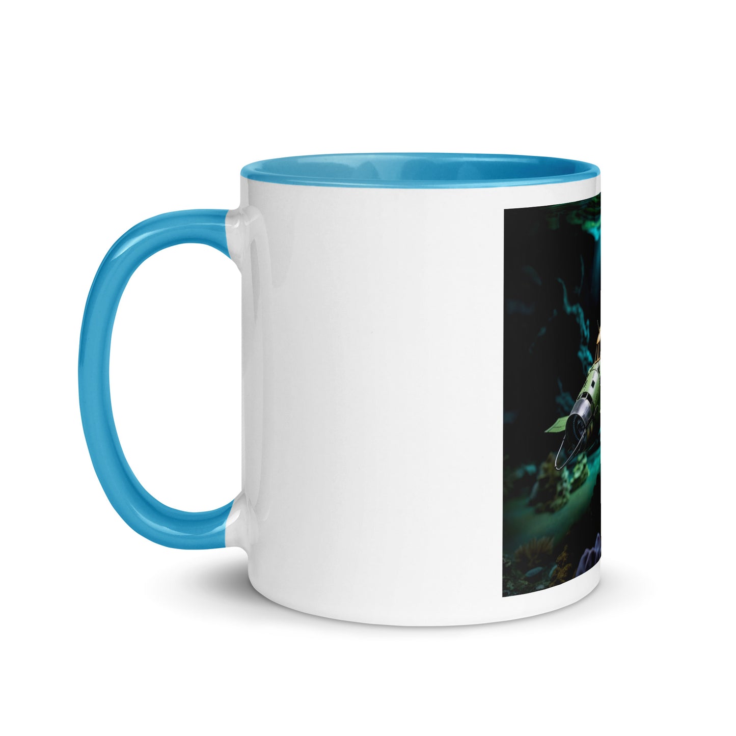 20,000 Leagues Under The Sea Series Print #10 - Mug with Color Inside