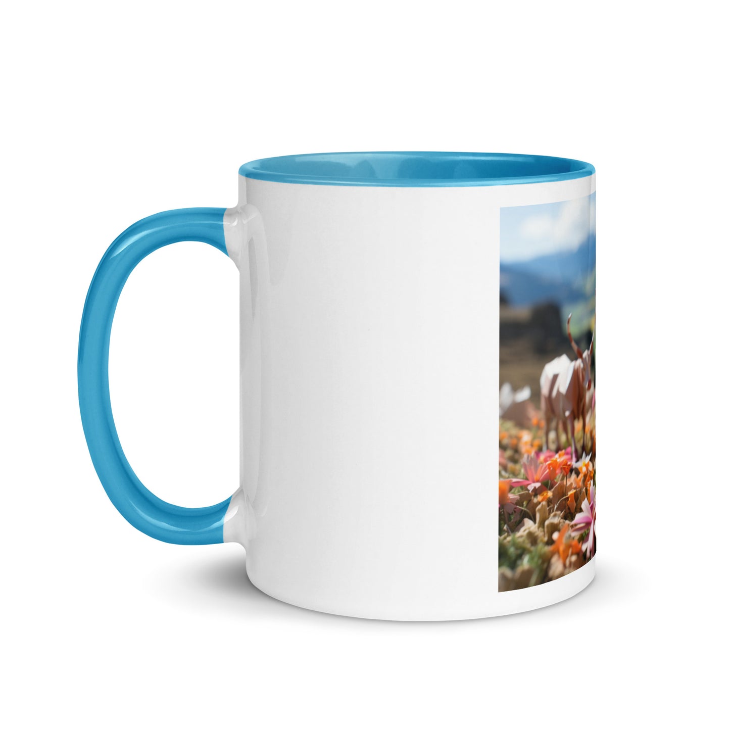 Meadow By The Farm Series Print #1 - Mug with Color Inside