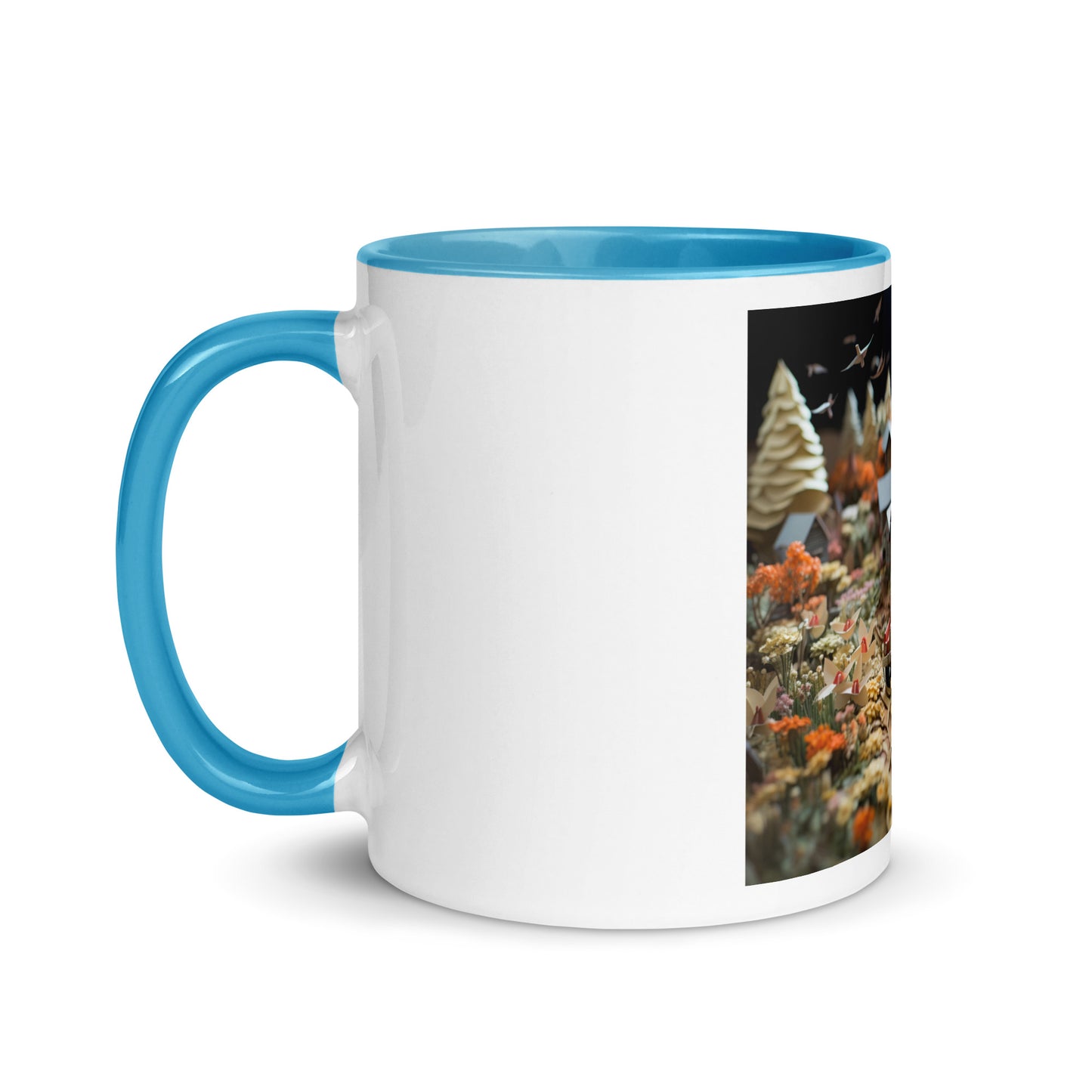 Meadow By The Farm Series Print #2 - Mug with Color Inside