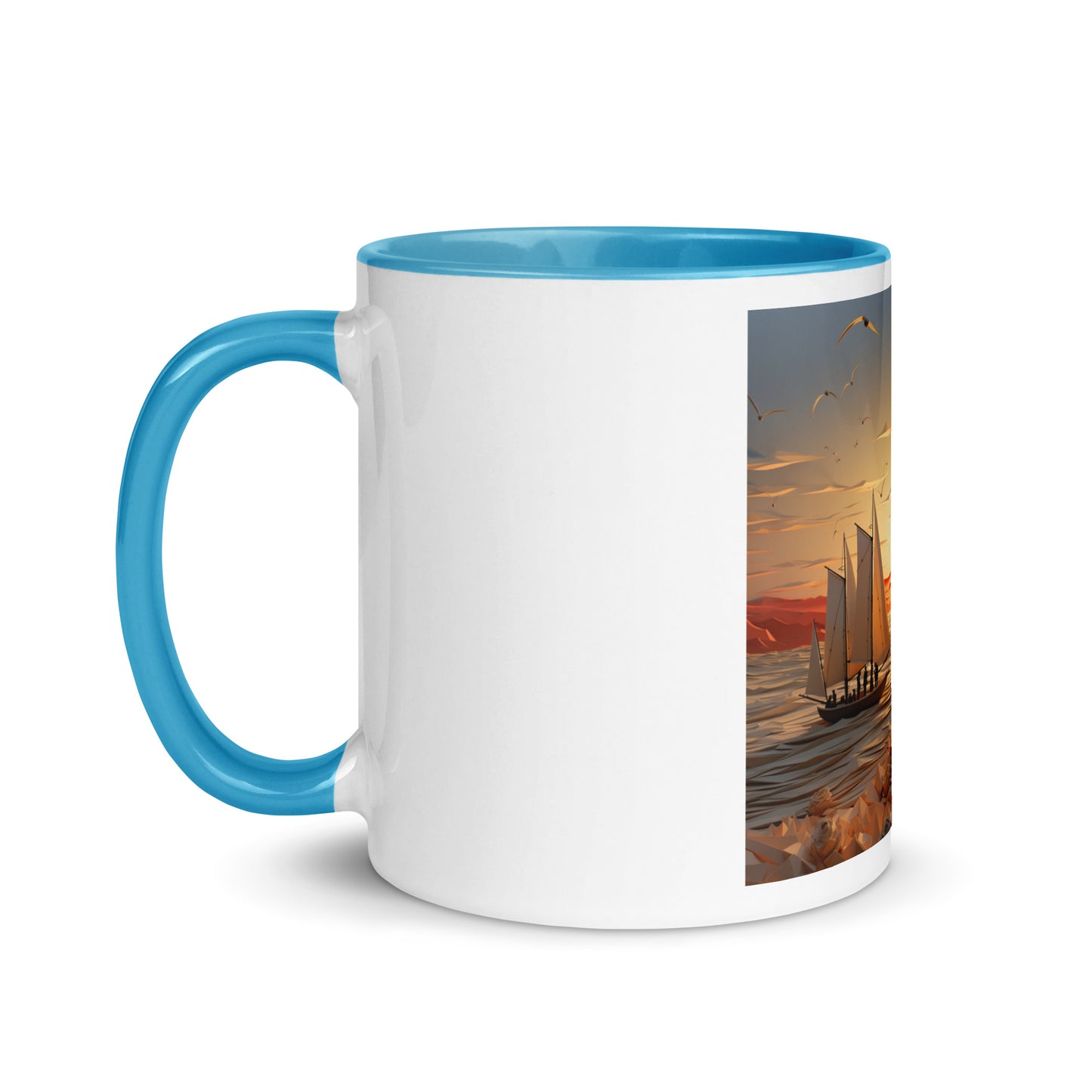 Into The Sunset Series Print #10 - Mug with Color Inside