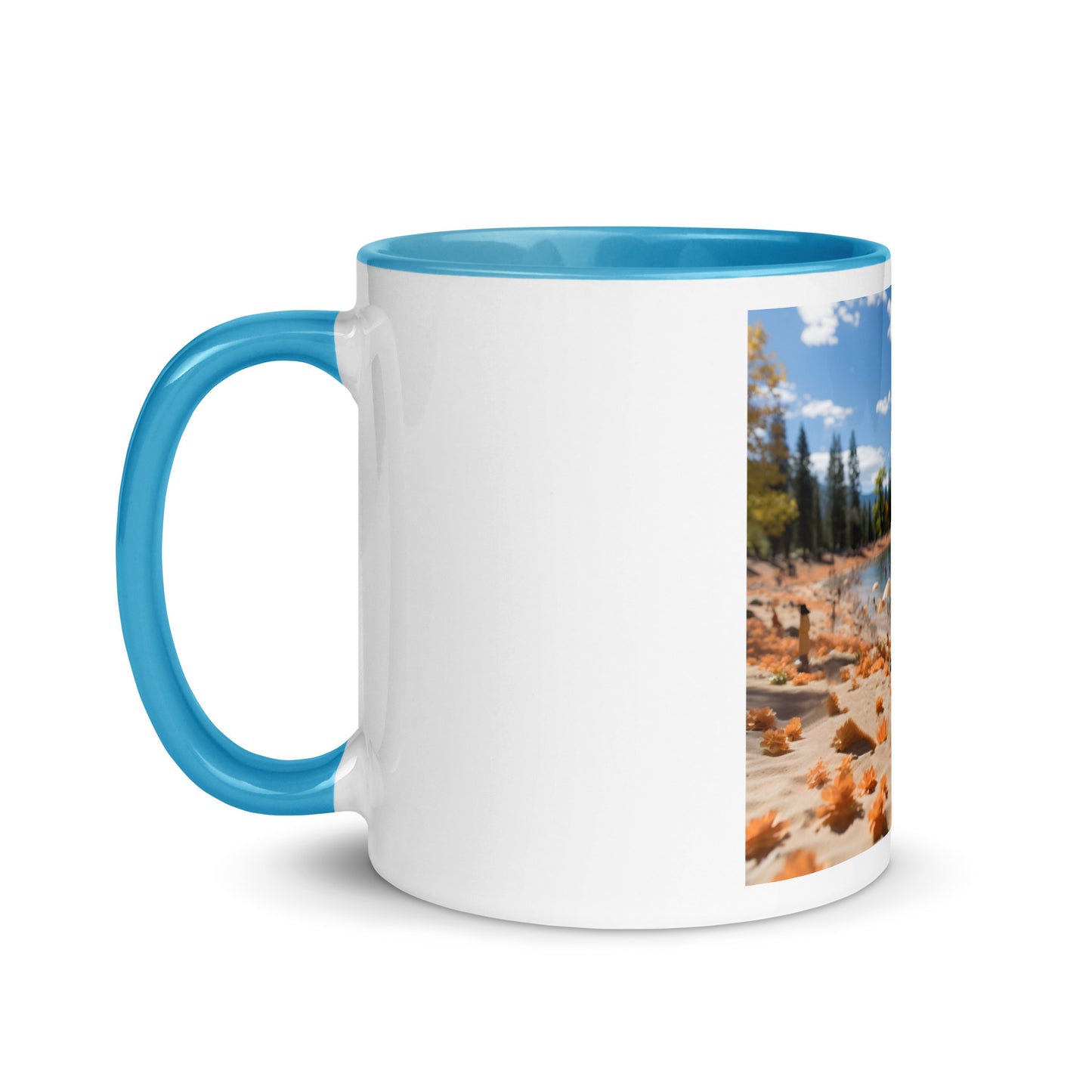 Atop The Mountain Lakeshore Series Print #8 - Mug with Color Inside