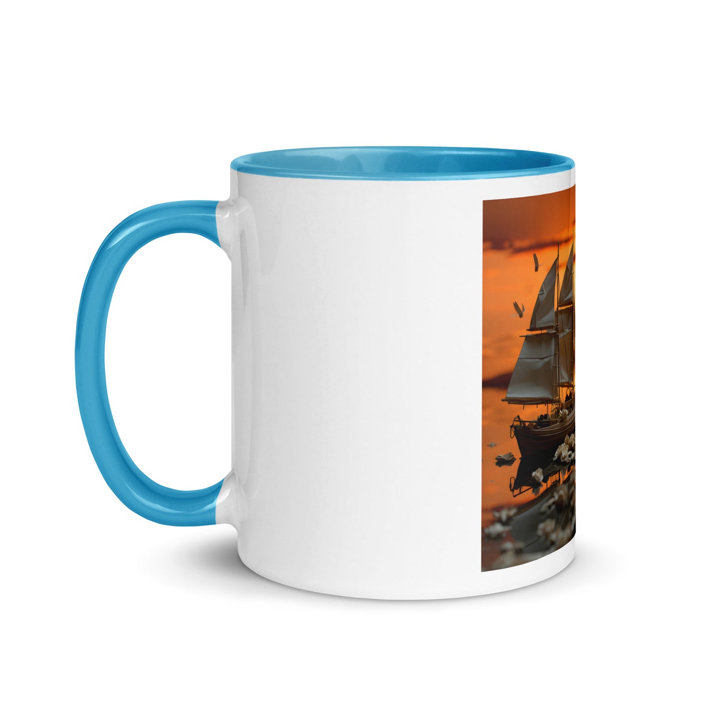 Into The Sunset Series Print #9 - Mug with Color Inside