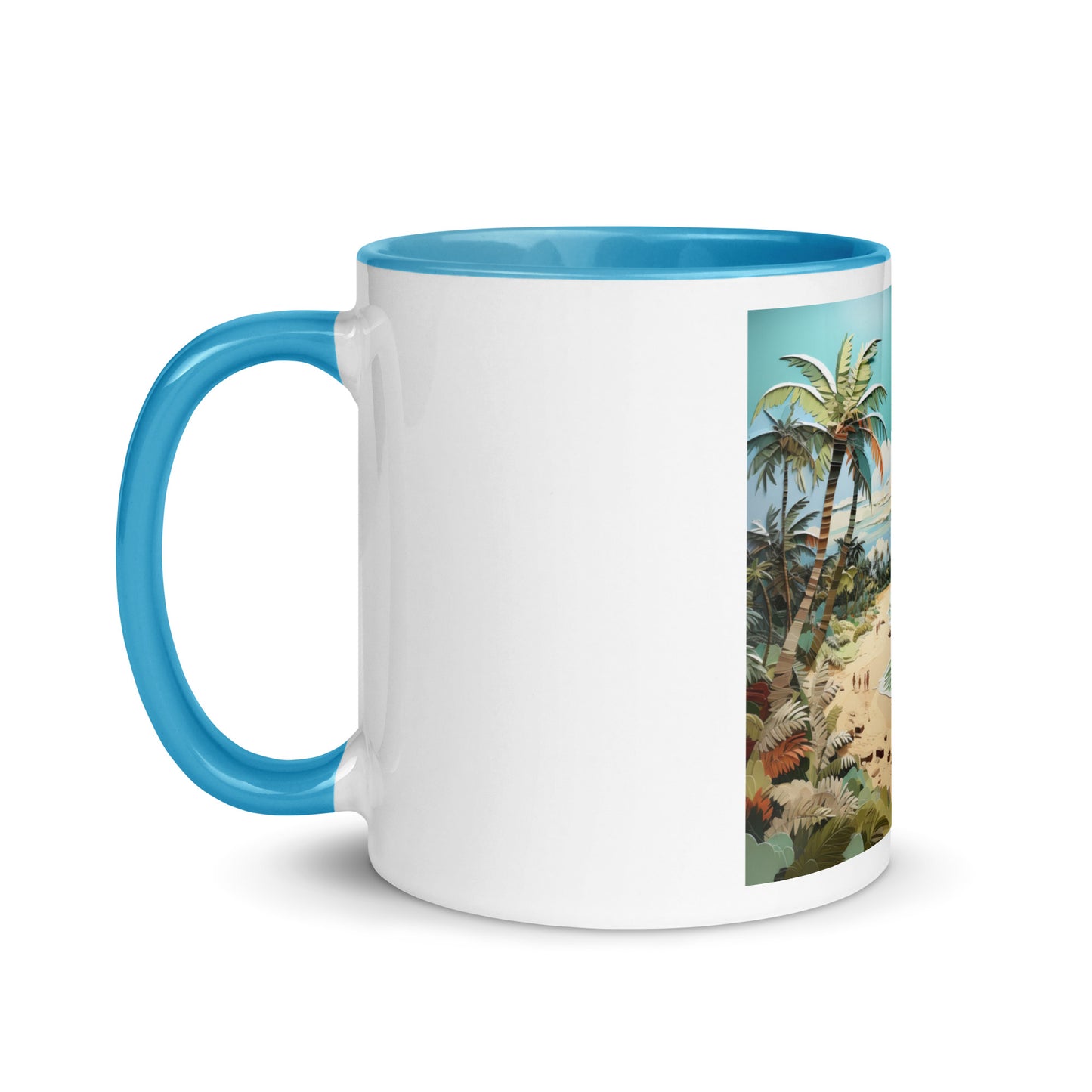 By The Seaside Series Print #2 - Mug with Color Inside