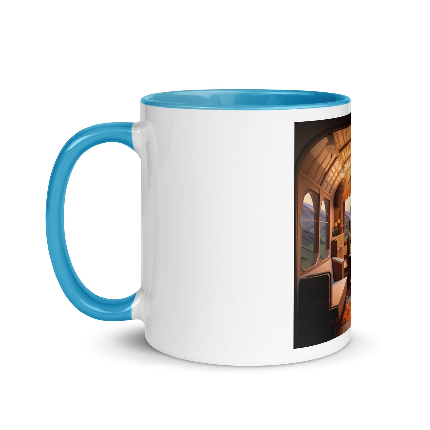 Orient Express Series Print #10 - Mug with Color Inside