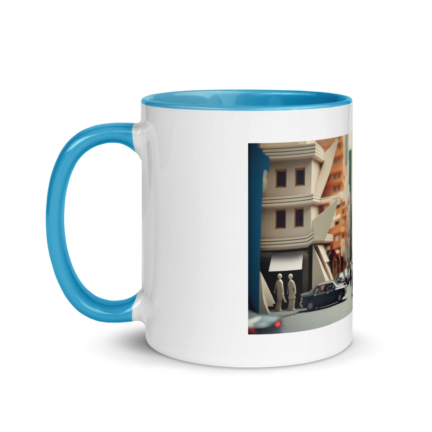 Via The Metropolis Series Print #7 - Mug with Color Inside