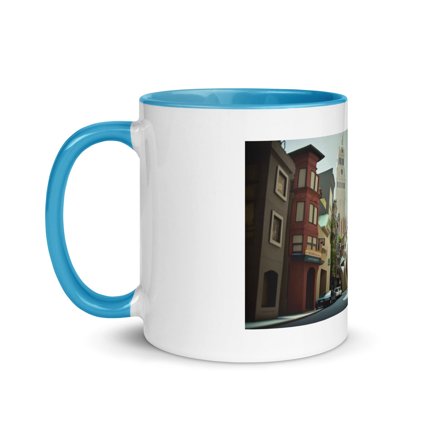 Via The Metropolis Series Print #1 - Mug with Color Inside