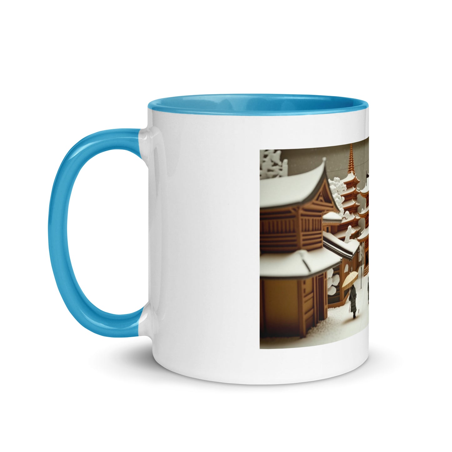 Asian Snow Series Print #10 - Mug with Color Inside