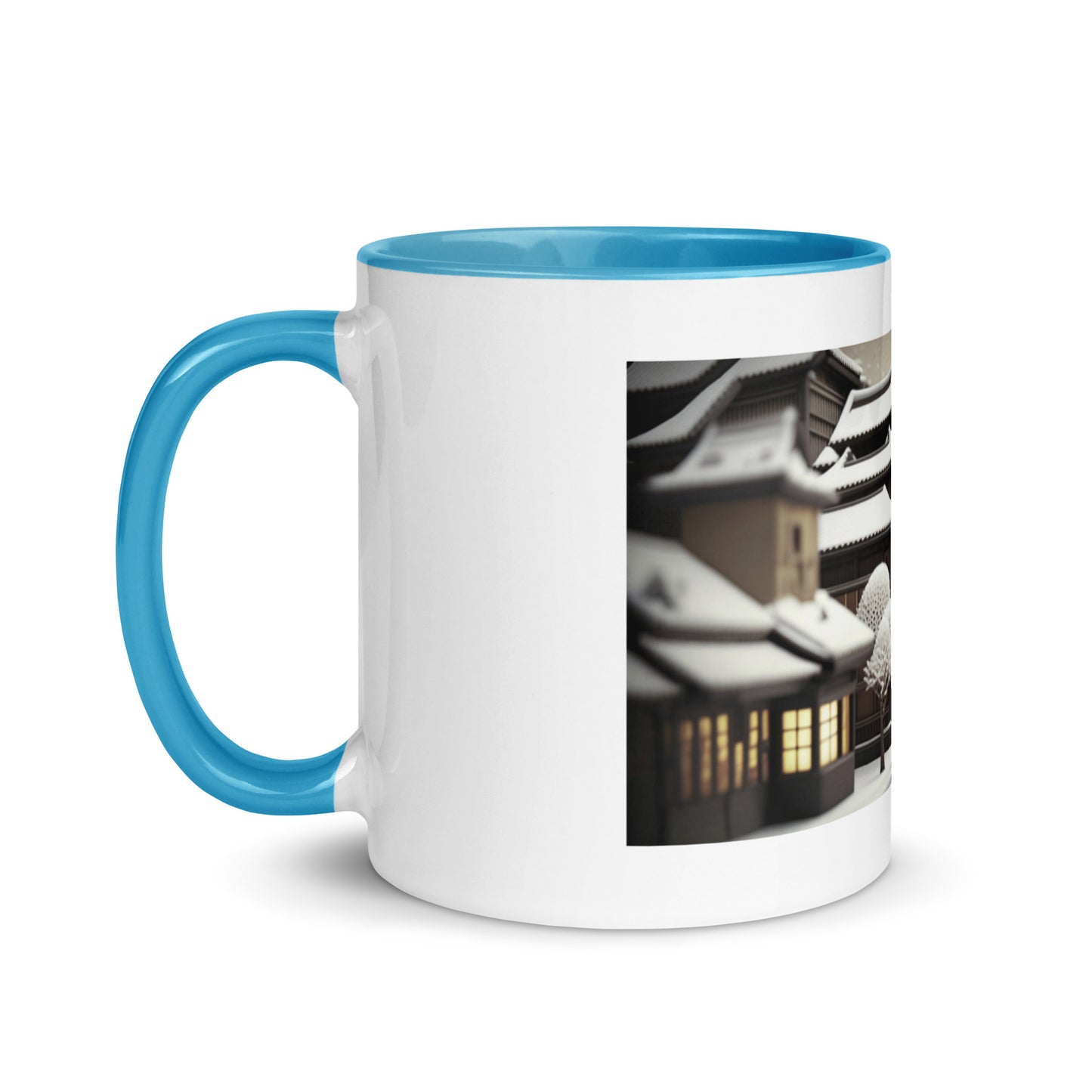 Asian Snow Series Print #7 - Mug with Color Inside