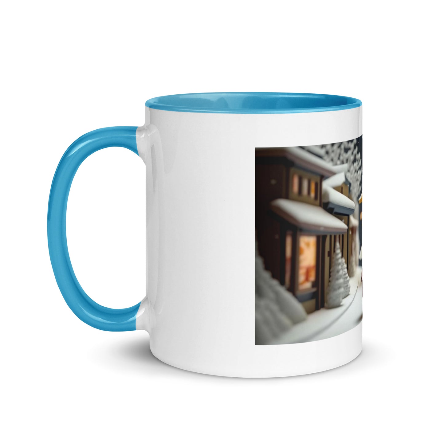 Asian Snow Series Print #5 - Mug with Color Inside