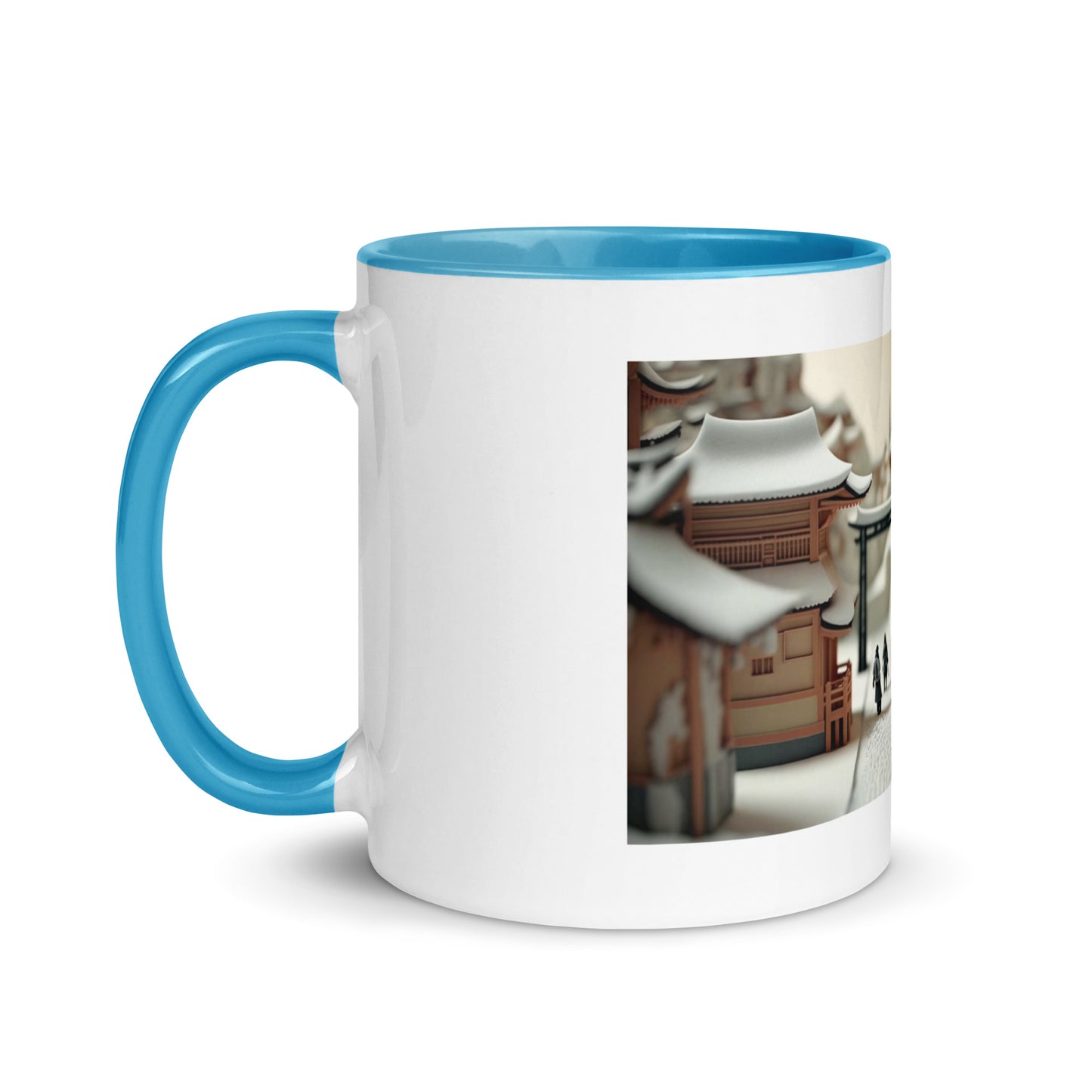 Asian Snow Series Print #2 - Mug with Color Inside