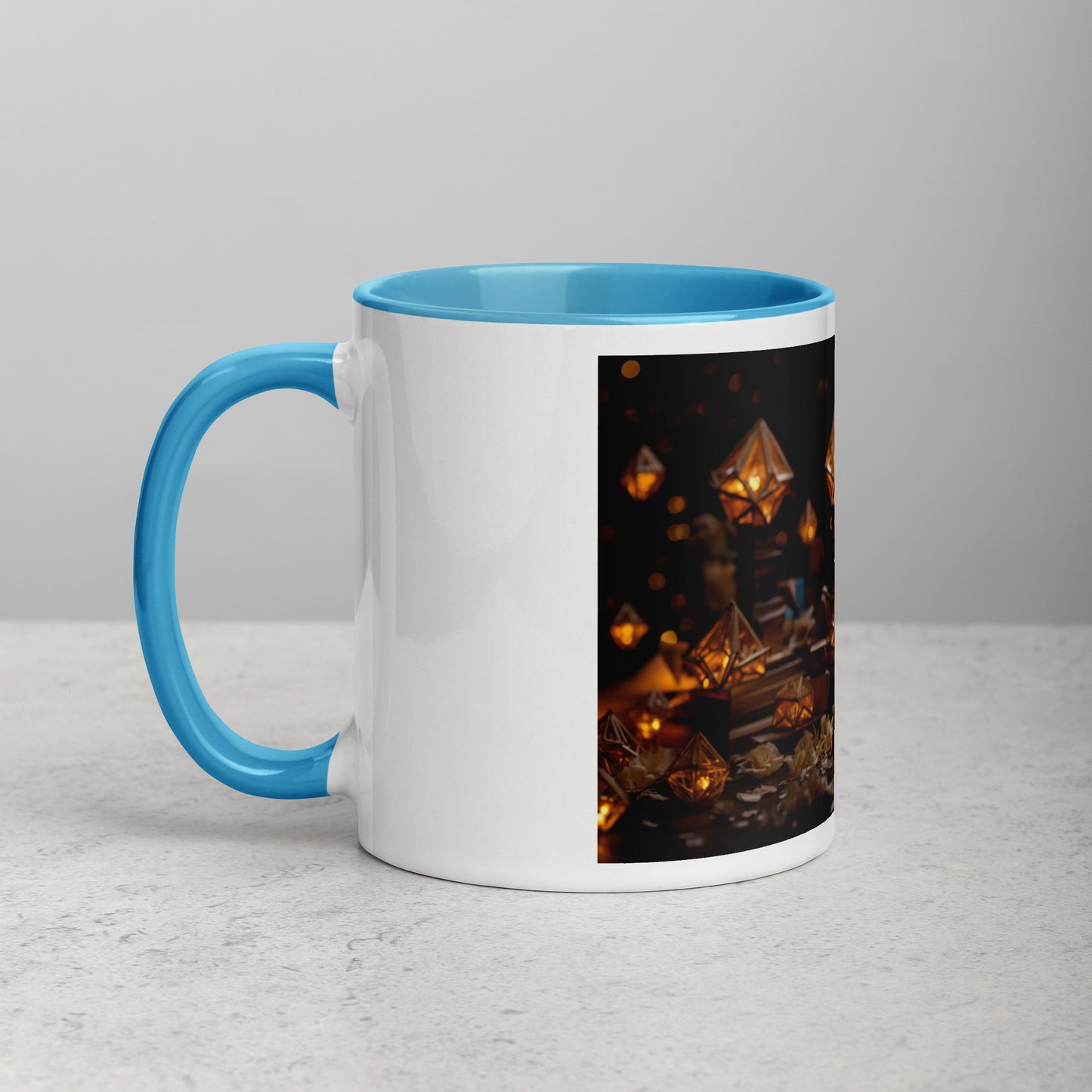 Ascending Buddha Series Print #3 - Mug with Color Inside