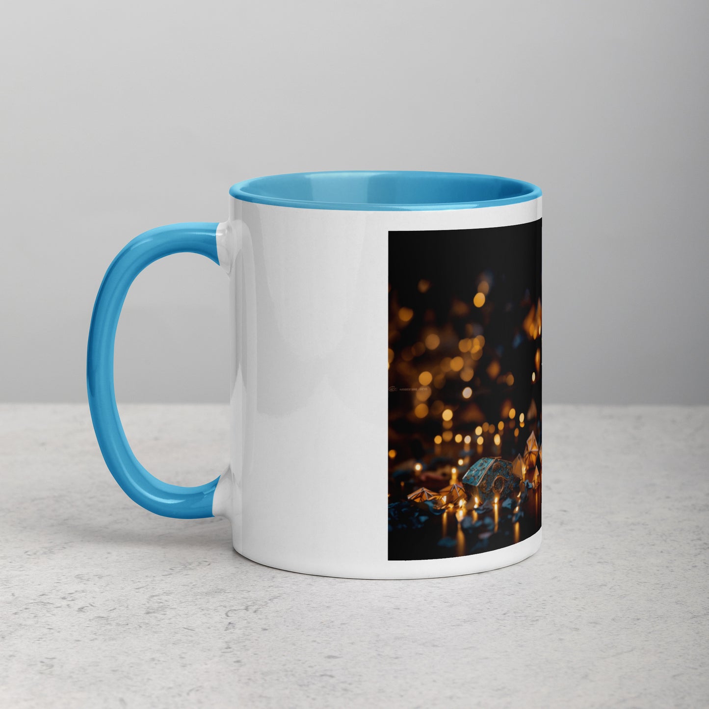 Ascending Buddha Series Print #9 - Mug with Color Inside