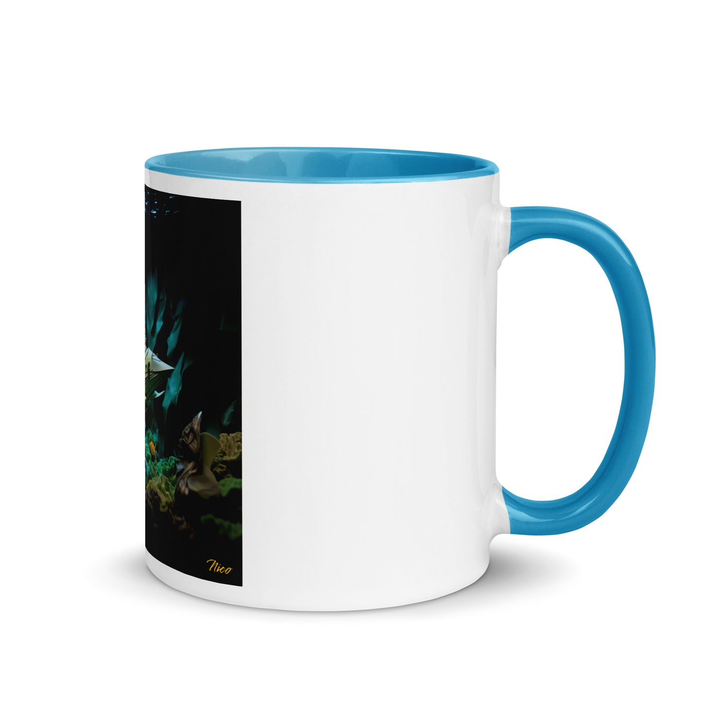 20,000 Leagues Under The Sea Series Print #8 - Mug with Color Inside