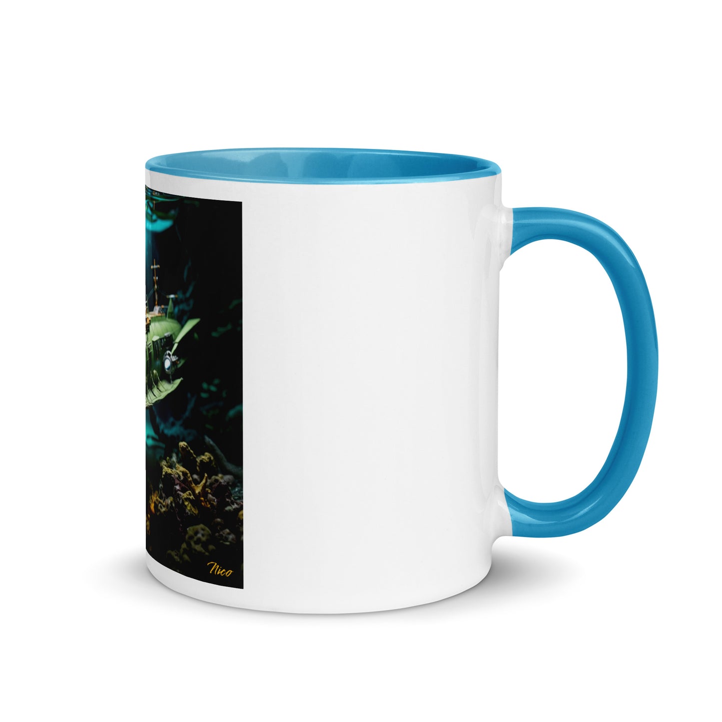 20,000 Leagues Under The Sea Series Print #10 - Mug with Color Inside