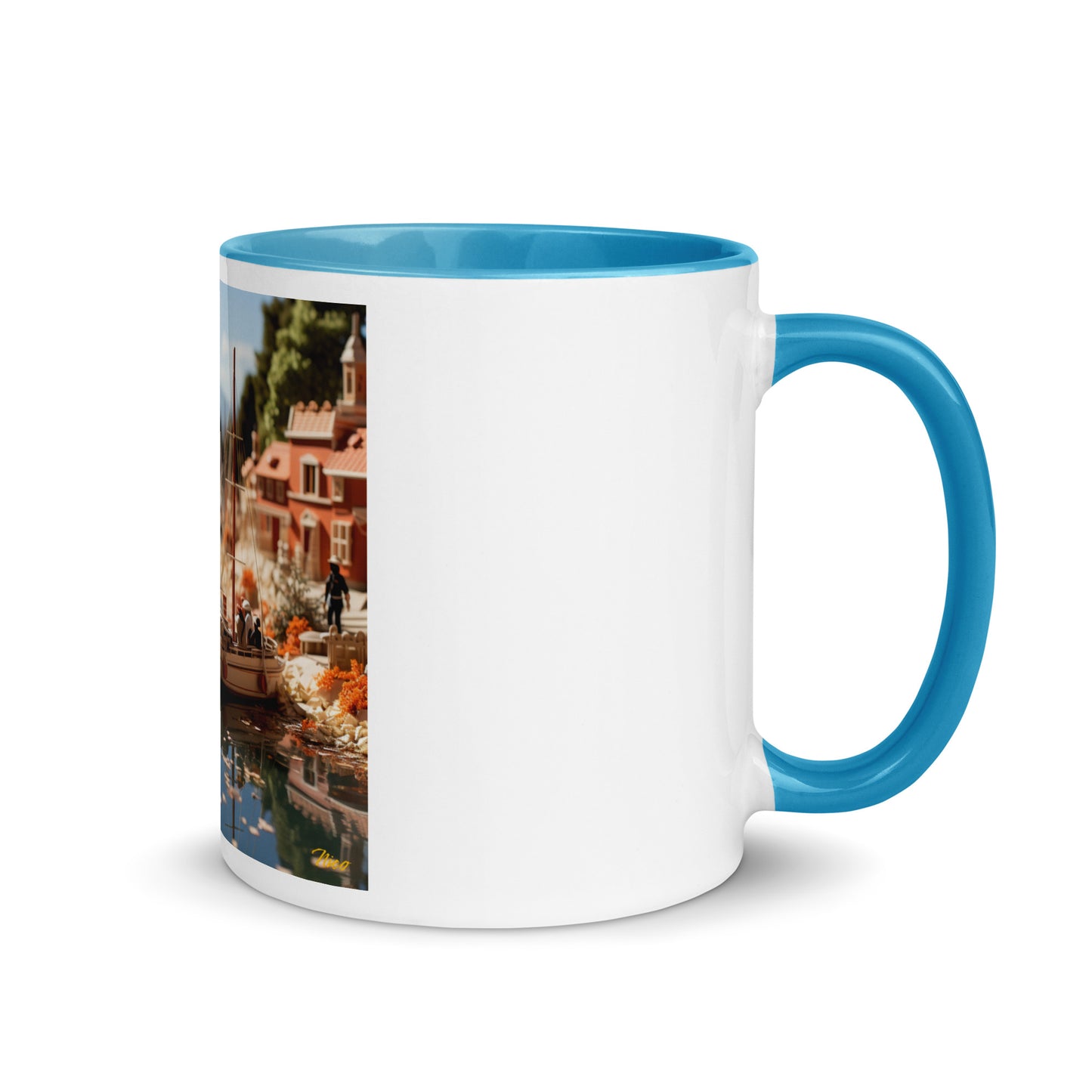 On The Docks By The Bay Series Print #6 - Mug with Color Inside