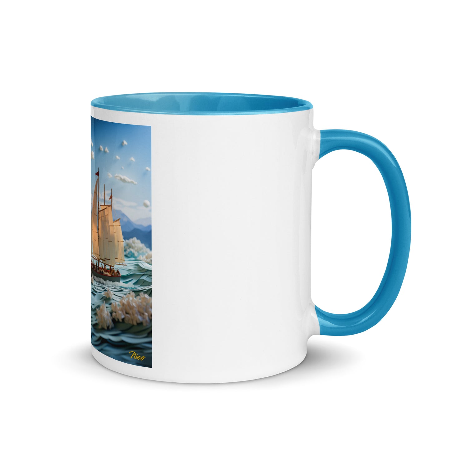 Into The Sunset Series Print #2 - Mug with Color Inside