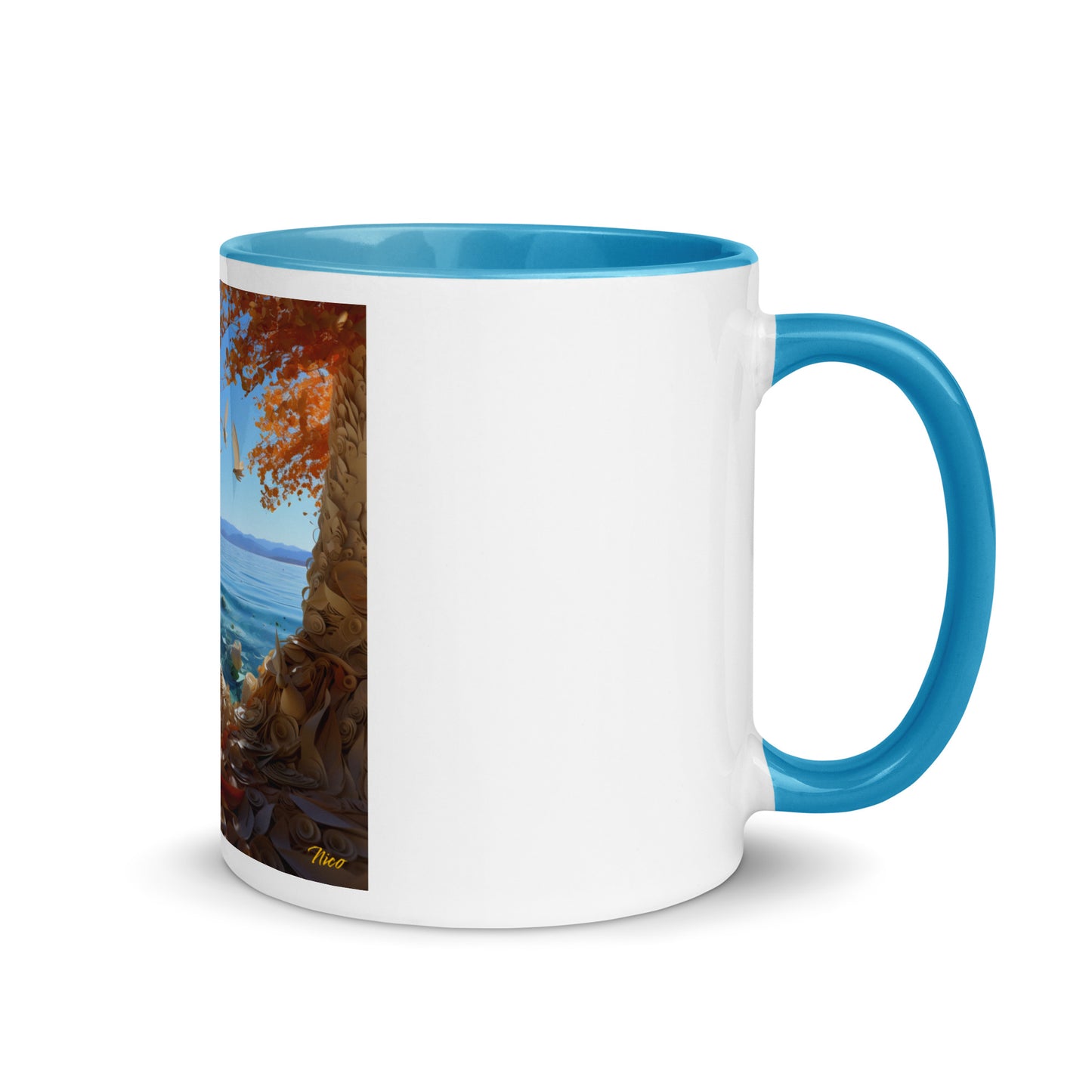 Atop The Mountain Lakeshore Series Print #9 - Mug with Color Inside