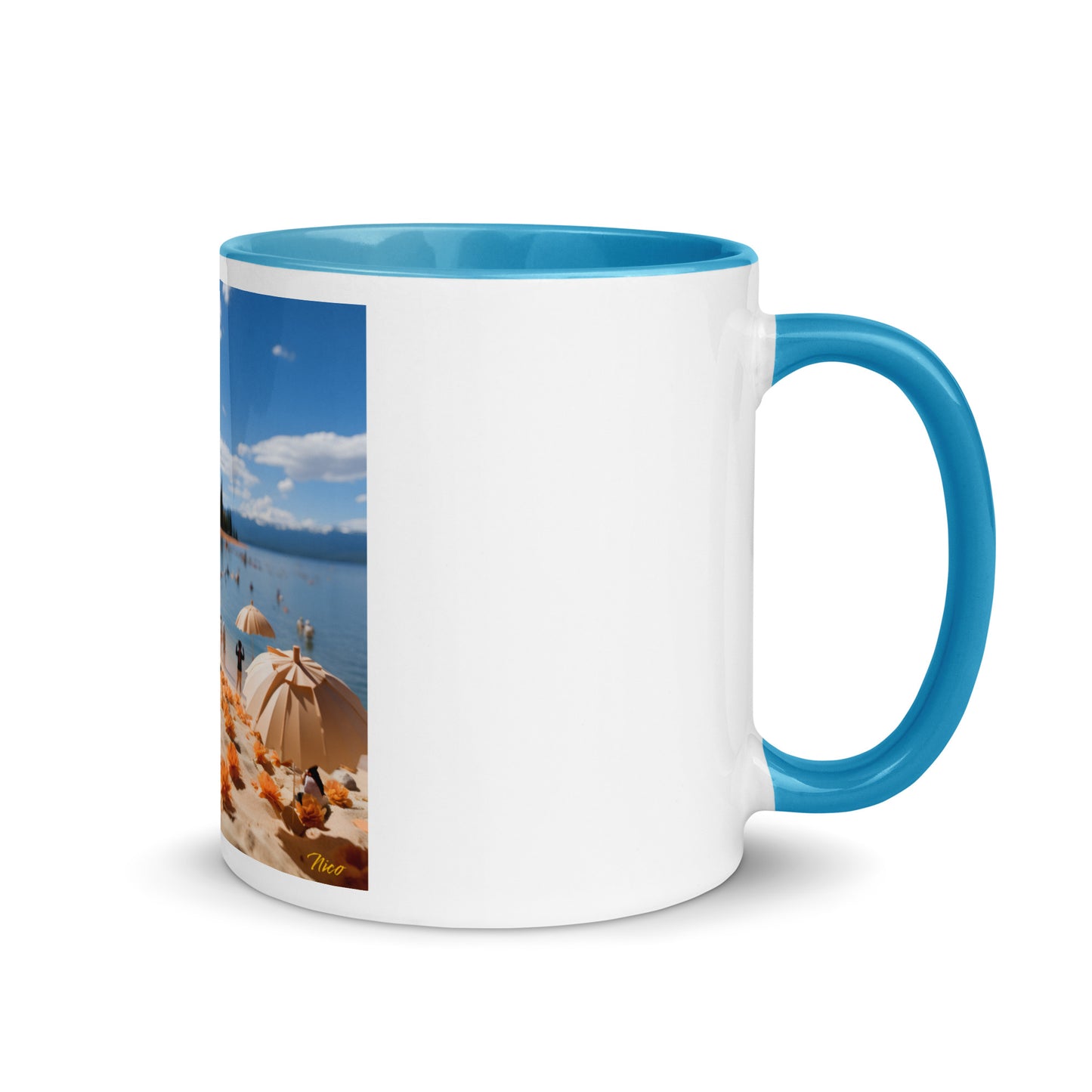 Atop The Mountain Lakeshore Series Print #8 - Mug with Color Inside