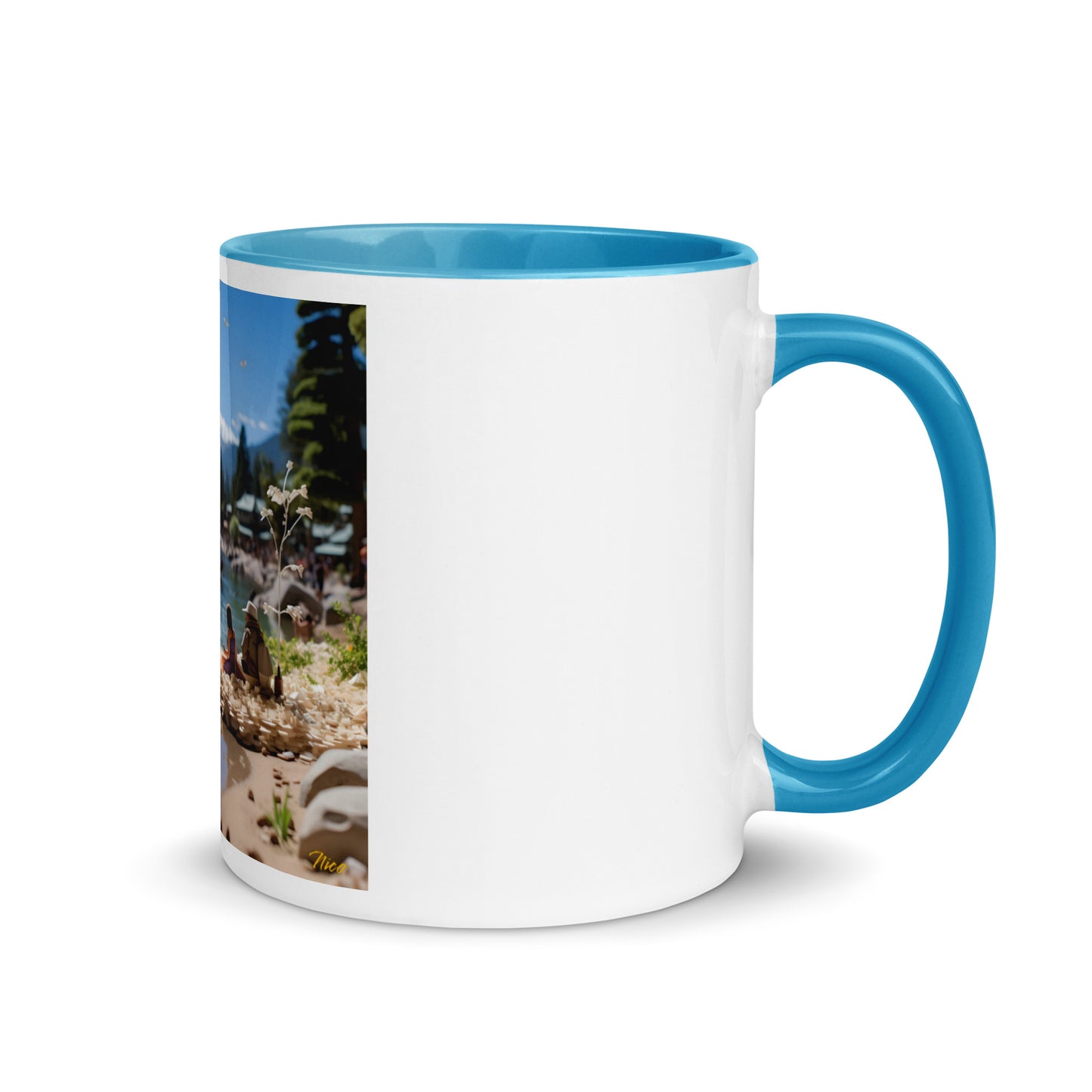 Atop The Mountain Lakeshore Series Print #7 - Mug with Color Inside