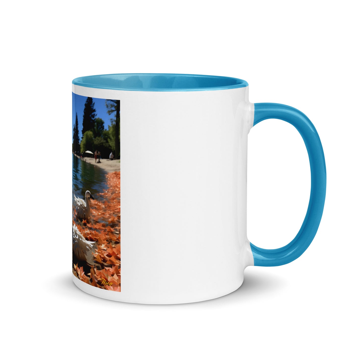 Atop The Mountain Lakeshore Series Print #2 - Mug with Color Inside