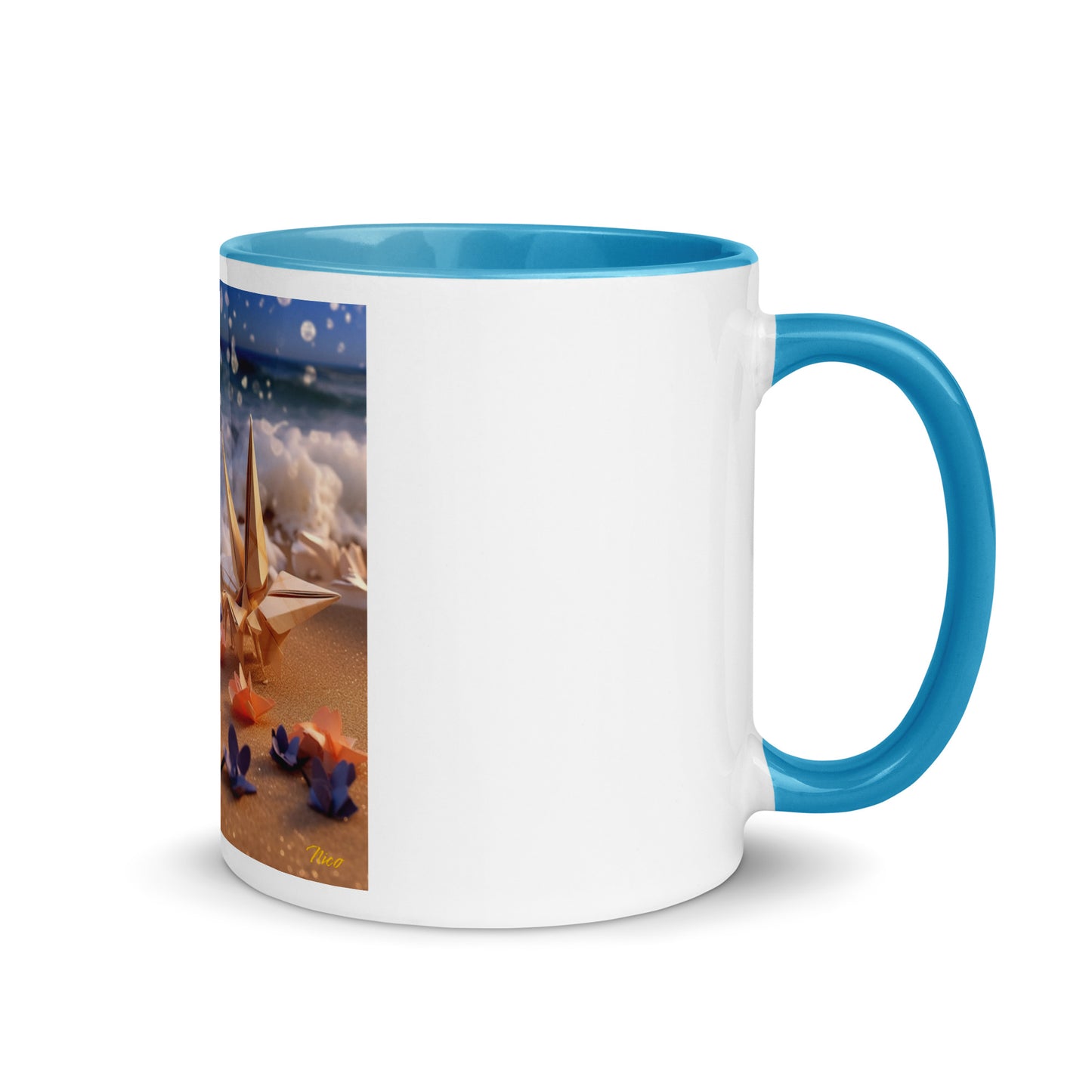 By The Seaside Series Print #10 - Mug with Color Inside