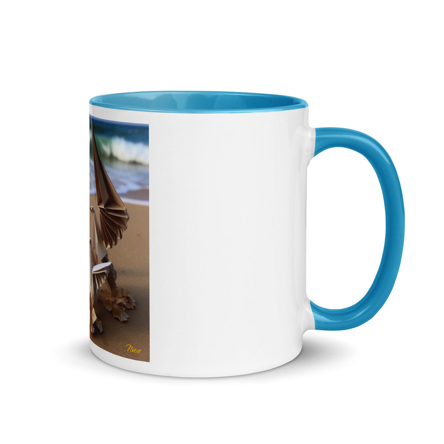 By The Seaside Series Print #1 - Mug with Color Inside