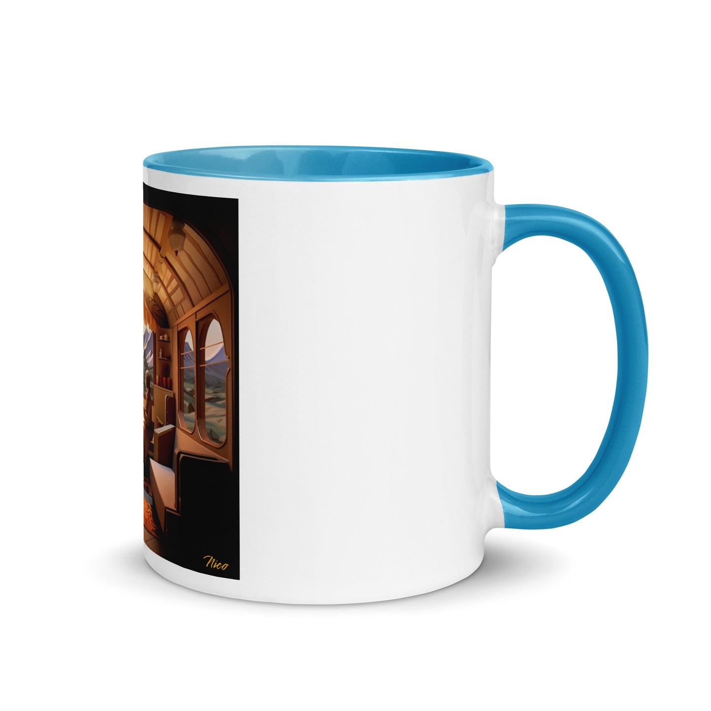 Orient Express Series Print #10 - Mug with Color Inside