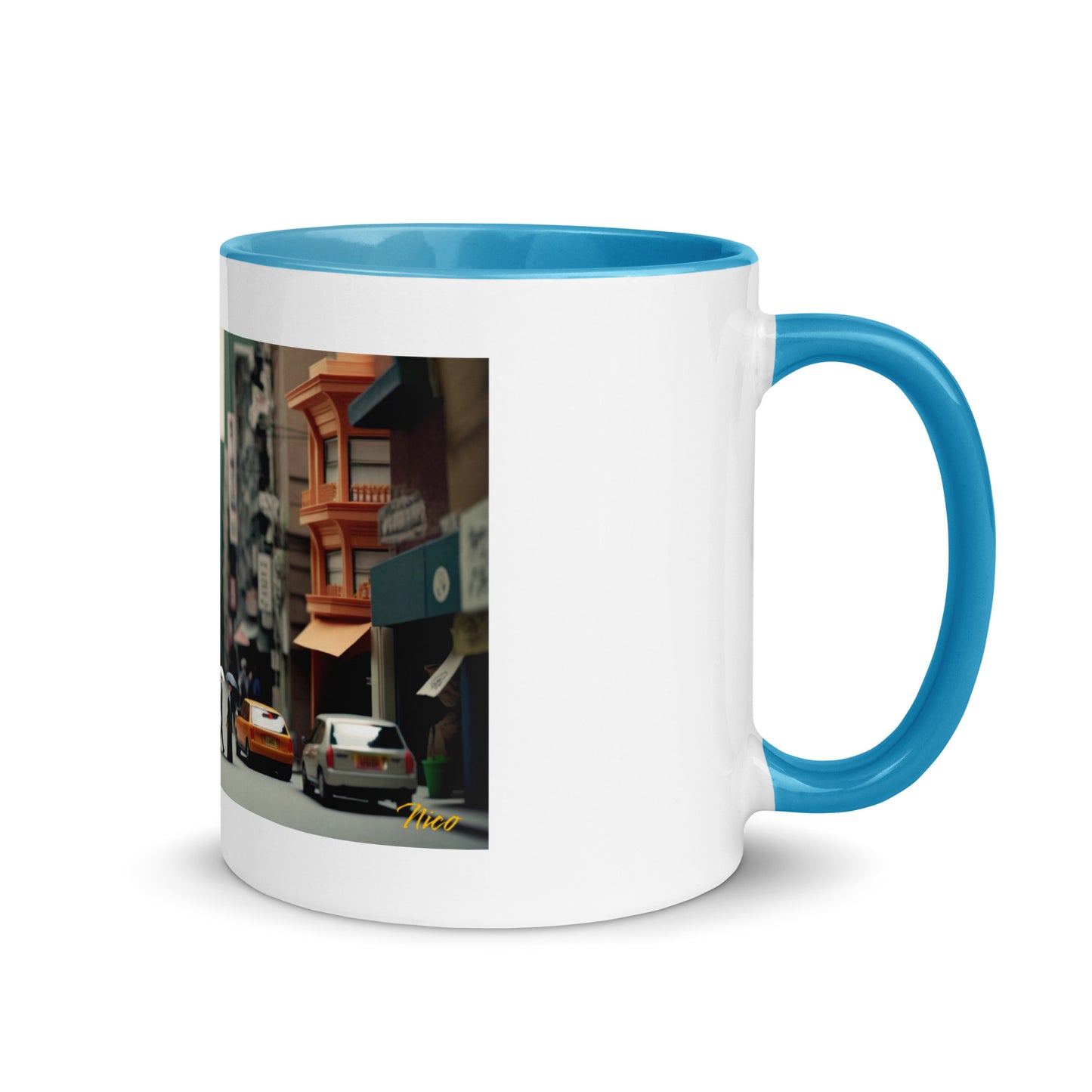 Via The Metropolis Series Print #7 - Mug with Color Inside