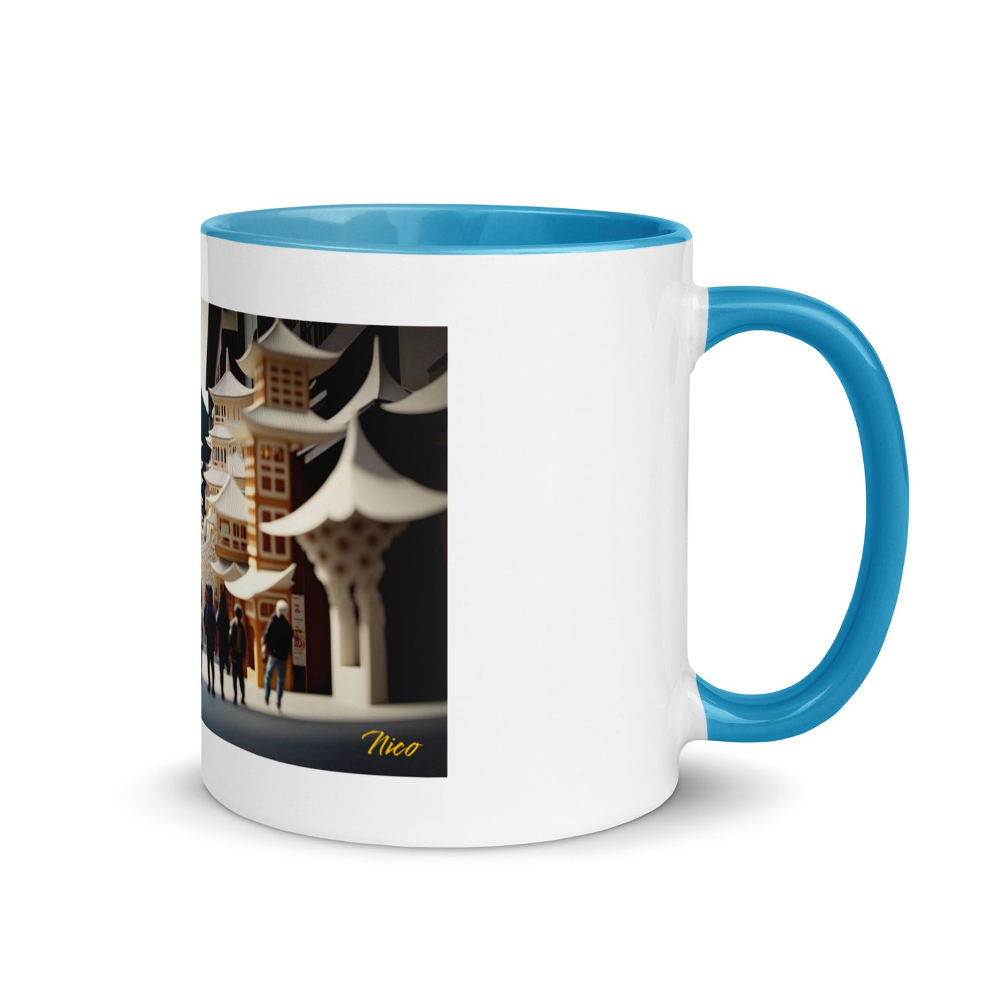 Via The Metropolis Series Print #5 - Mug with Color Inside