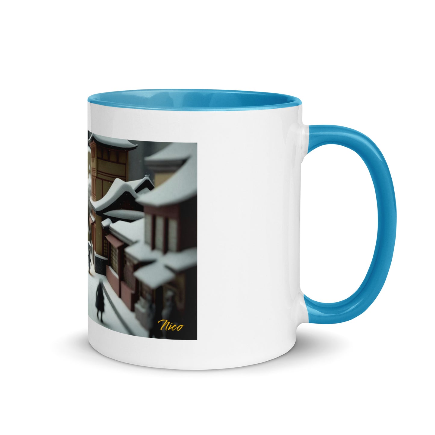 Asian Snow Series Print #9 - Mug with Color Inside