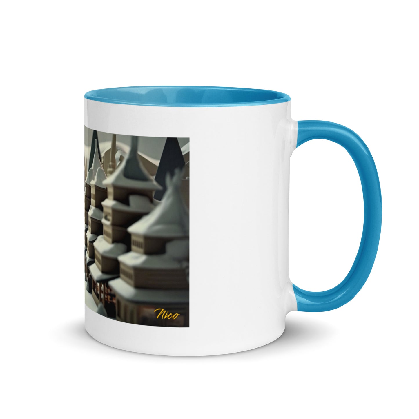 Asian Snow Series Print #1 - Mug with Color Inside