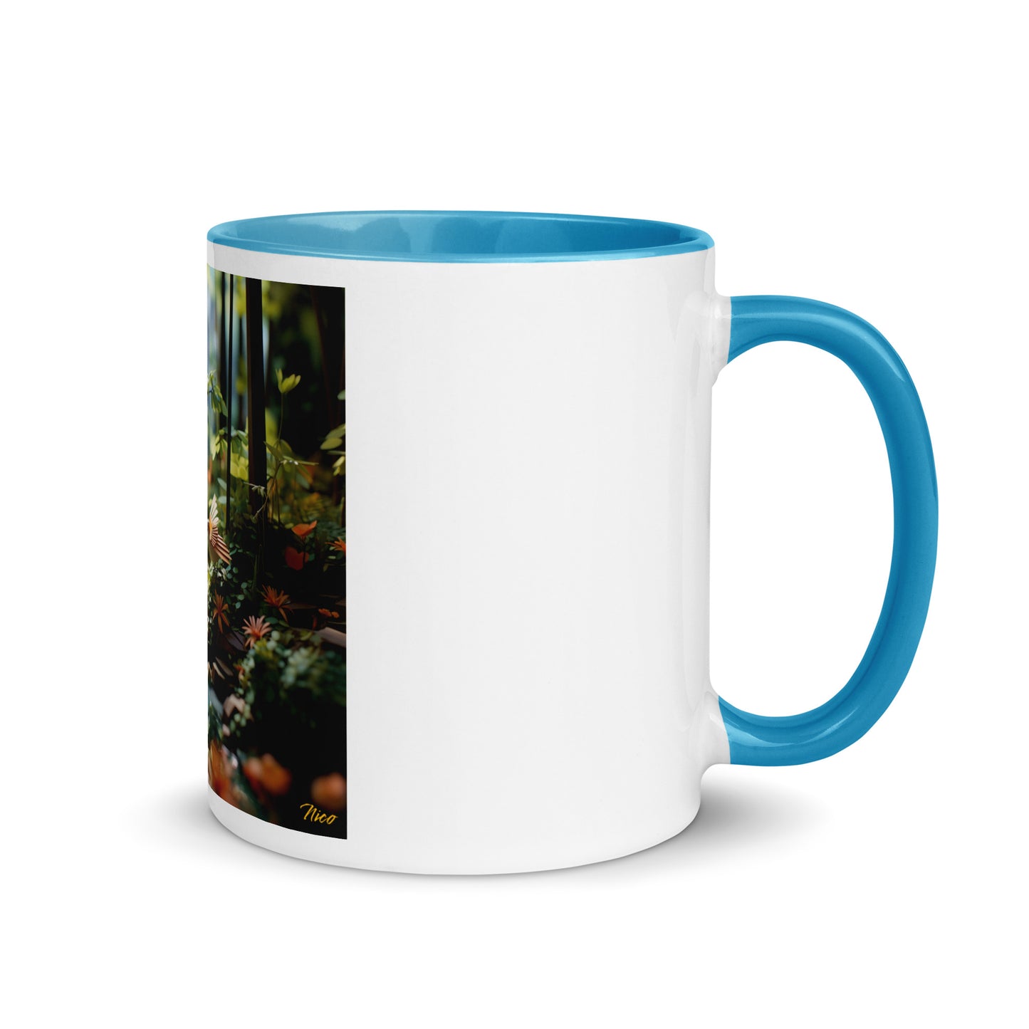 Relaxing By The Brook Series Print #6 - Mug with Color Inside